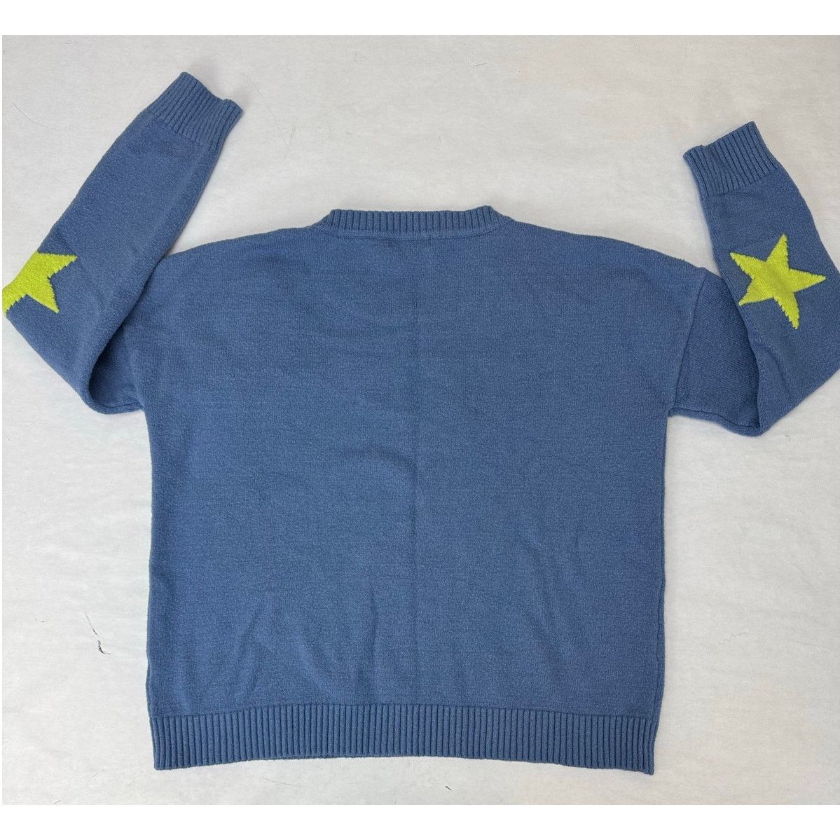 Other Theo & Spence Star Sweater Blue Yellow - Women's Size XS Size XS / US 0-2 / IT 36-38 - 2 Thumbnail