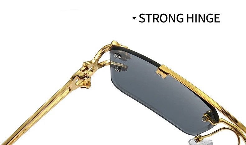Vintage Designer Vintage Rimless Sunglasses y2k Size ONE SIZE - 5 Thumbnail