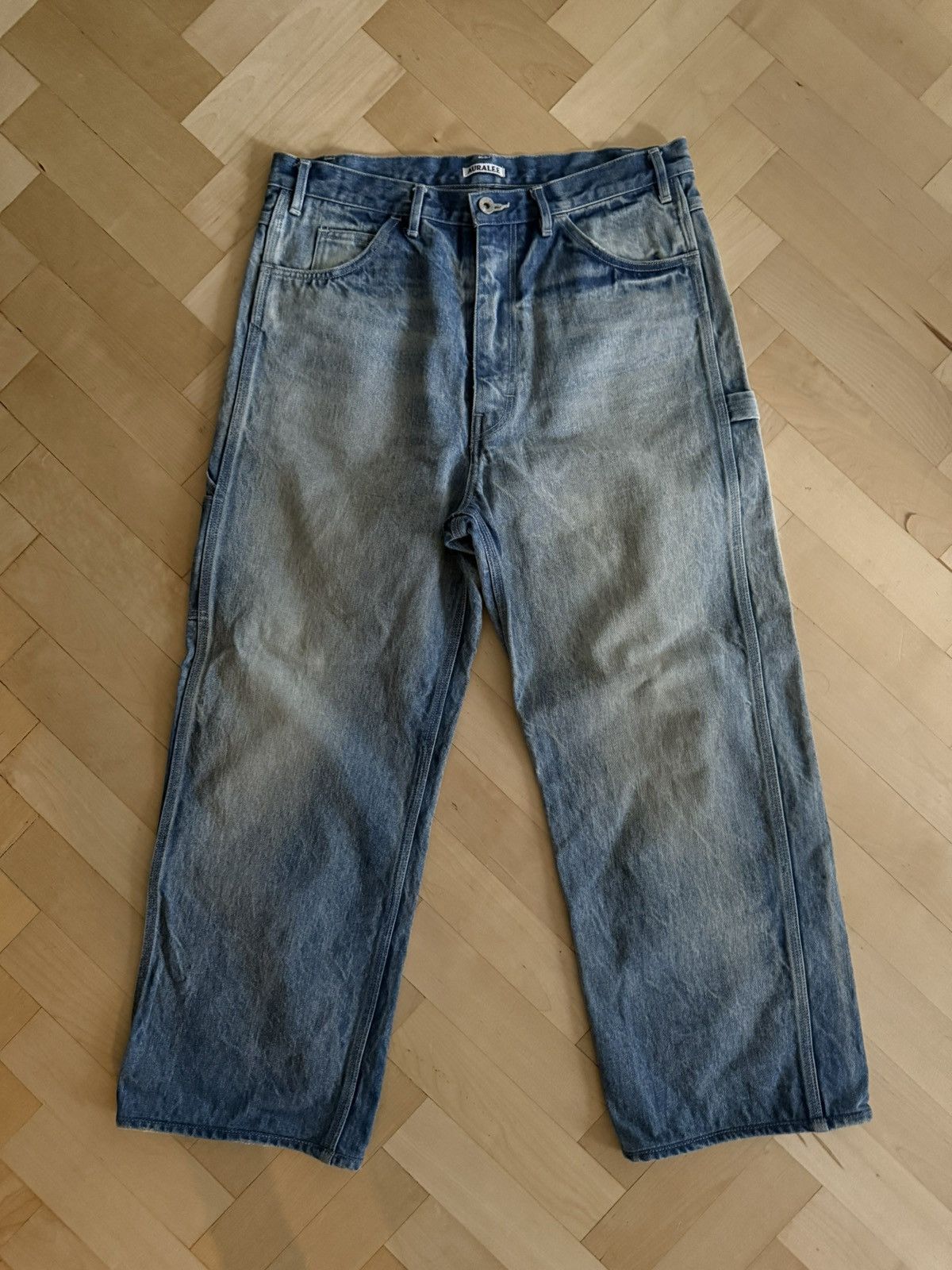 Auralee Auralee 24AW Heavy Faded Painter Black Size 5 | Grailed