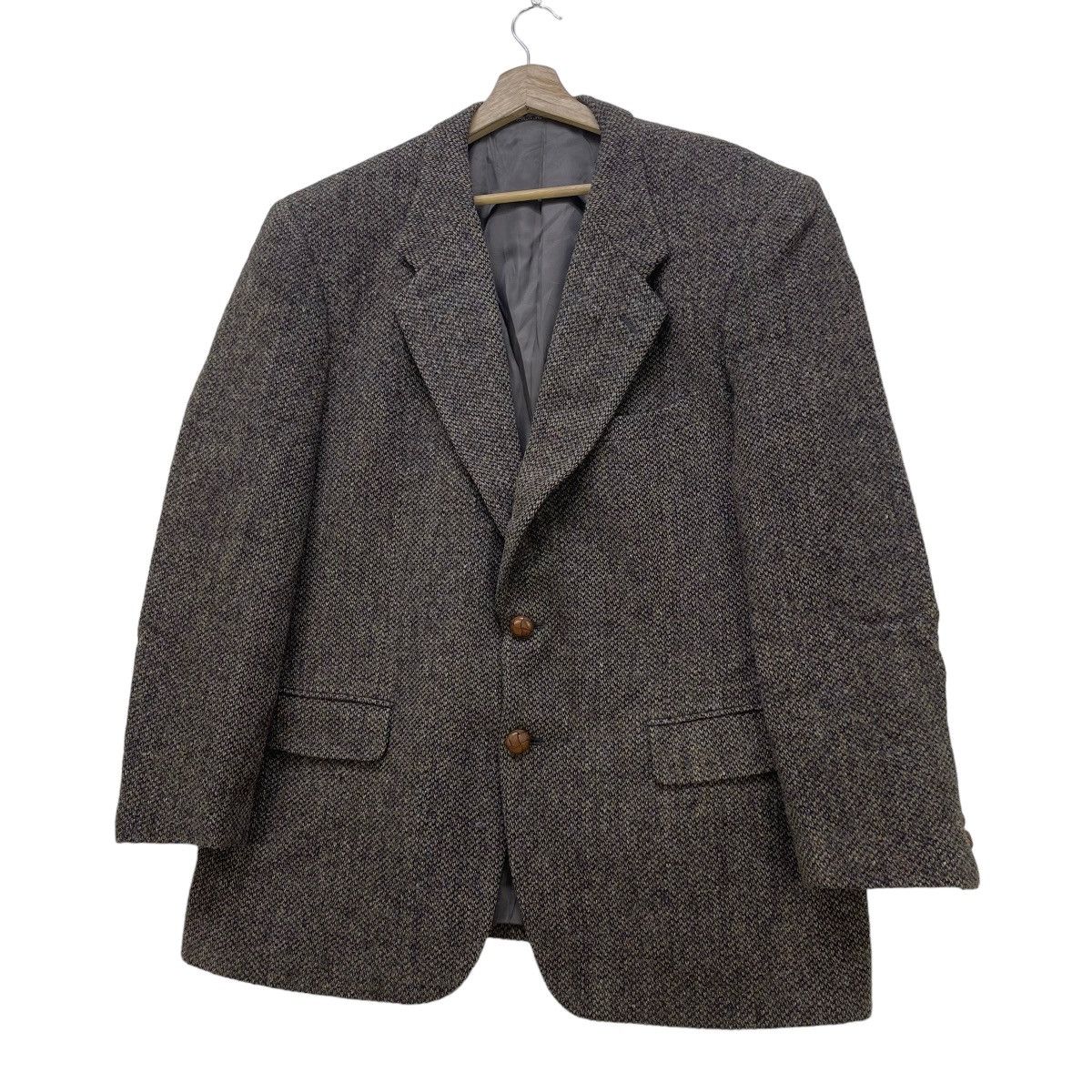 Harris Tweed × Stanley Blacker 💥Vintage Haris Tweed X Stanley Blacker Jacket Size US M / EU 48-50 / 2 - 2 Thumbnail