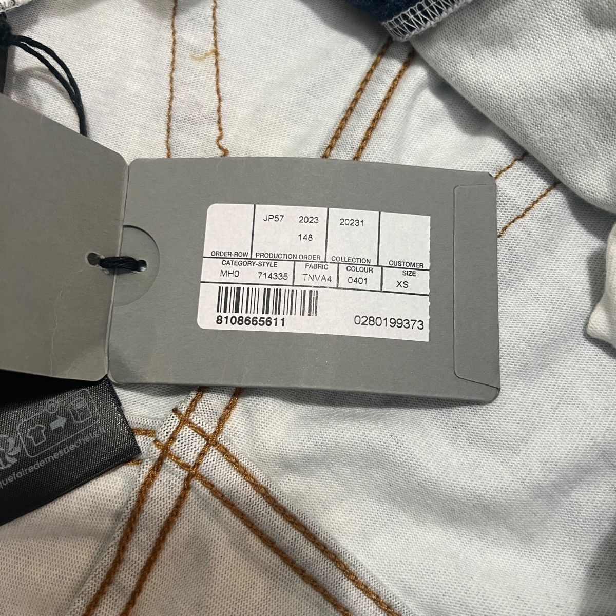 Balenciaga BALENCIAGA 2022AW Trompe-l’œil Heavy Cotton Jersey Denim Set Size US XS / EU 42 / 0 - 21 Thumbnail