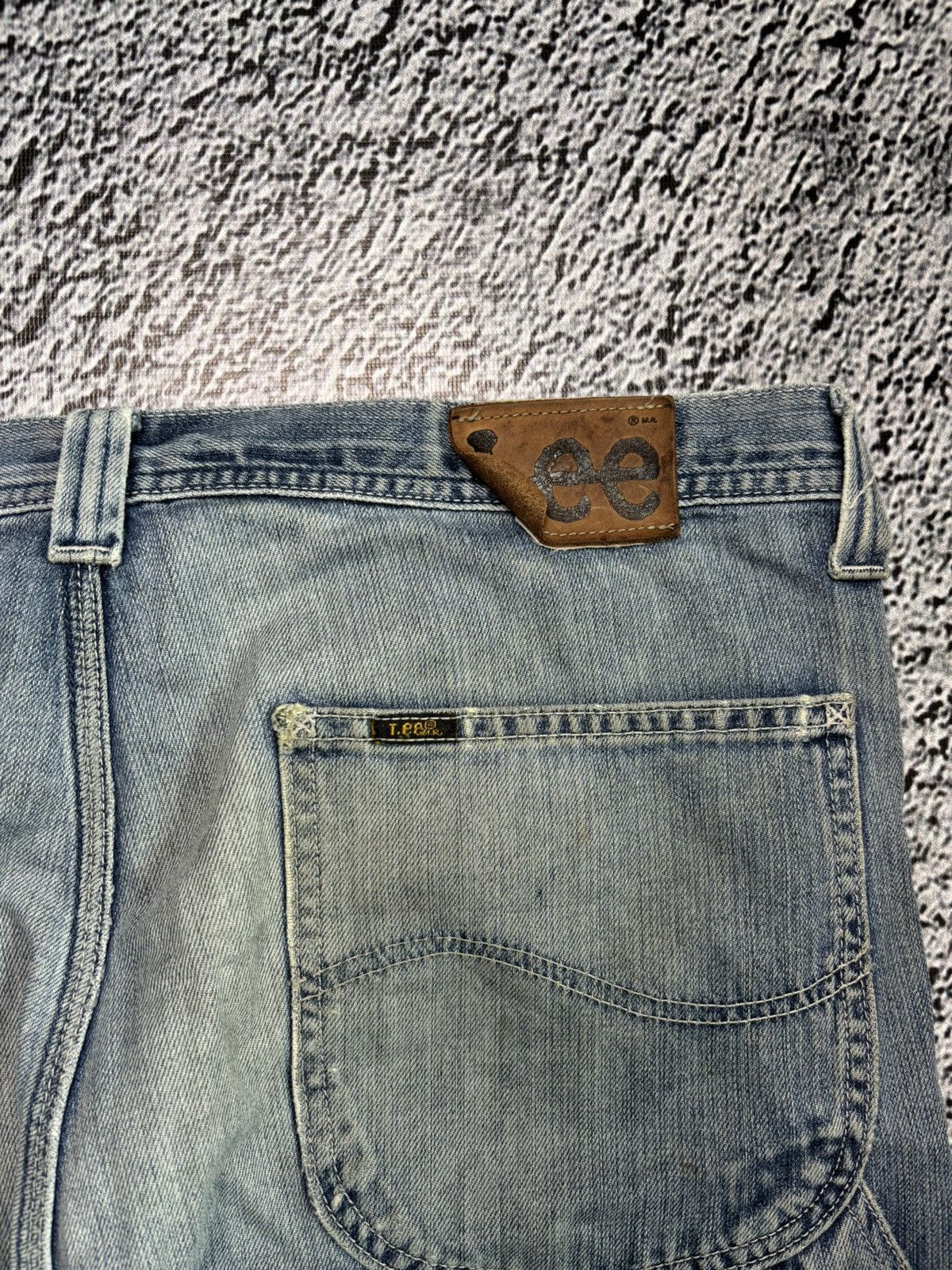 Lee × Vintage Distressed baggy 90s Lee denim jeans y2k skate style Size US 36 / EU 52 - 11 Thumbnail