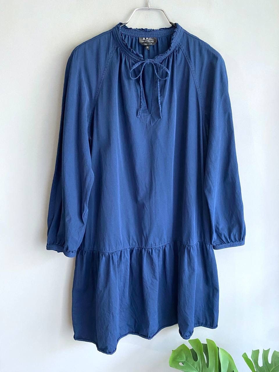 A.P.C. A.P.C. Rue Madame Paris Natalia Cotton-Blend Dress, Size 38 Size M / US 6-8 / IT 42-44 - 4 Thumbnail