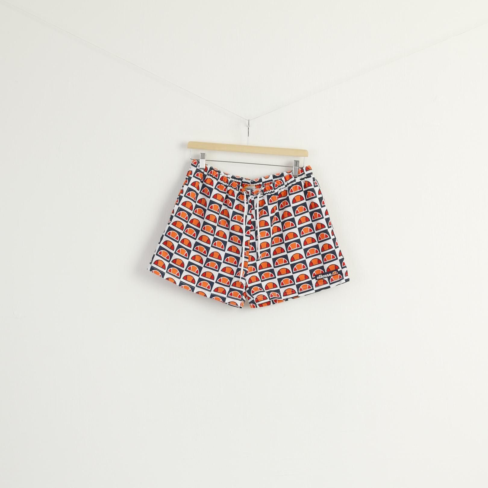Ellesse Ellesse Women M Shorts White Logo print Summer 8305 Size 26" / US 2 / IT 38 - 1 Thumbnail