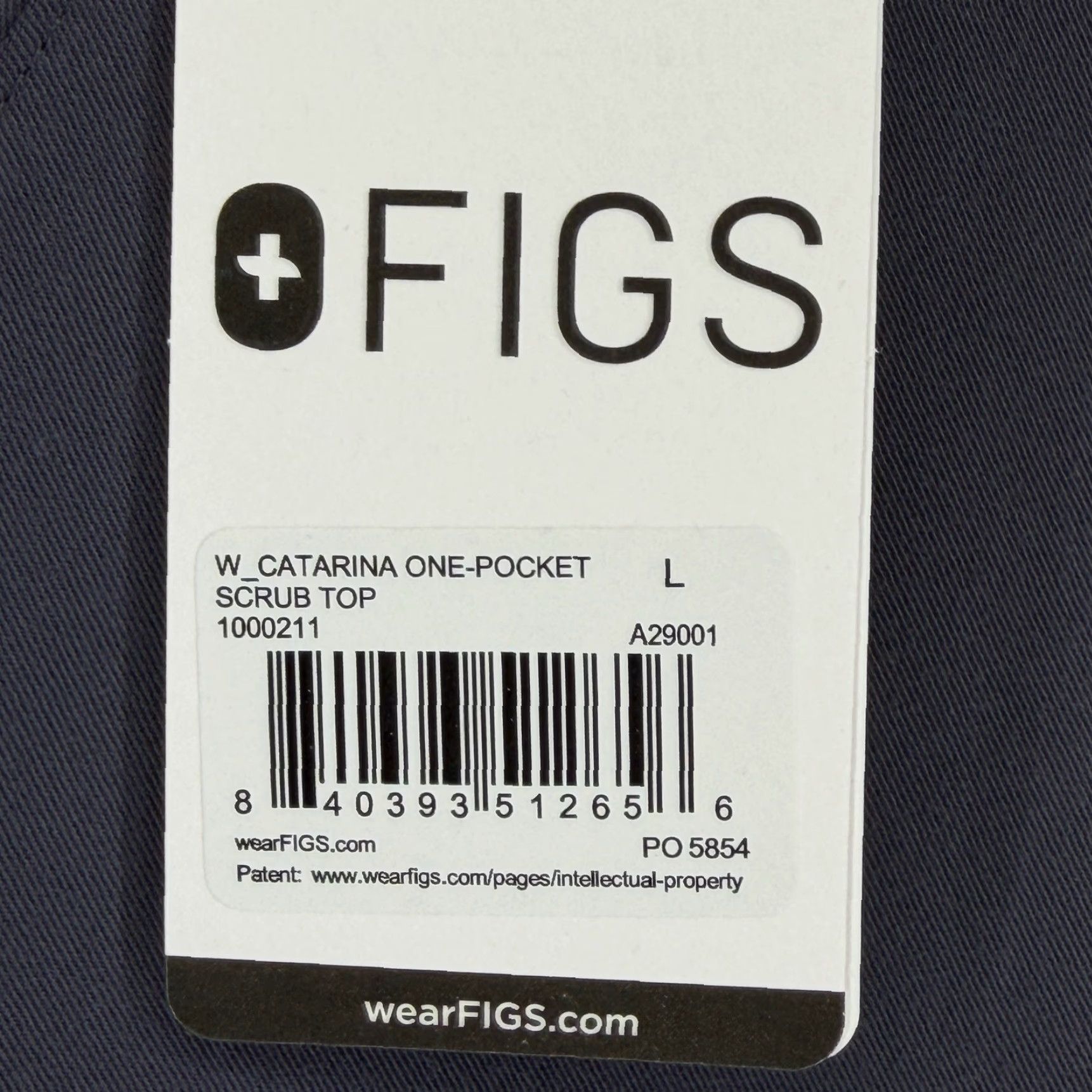 Vintage FIGS Catarina One-Pocket Scrub Top Graphite Gray V-Neck Mens Large L Size US L / EU 52-54 / 3 - 3 Thumbnail