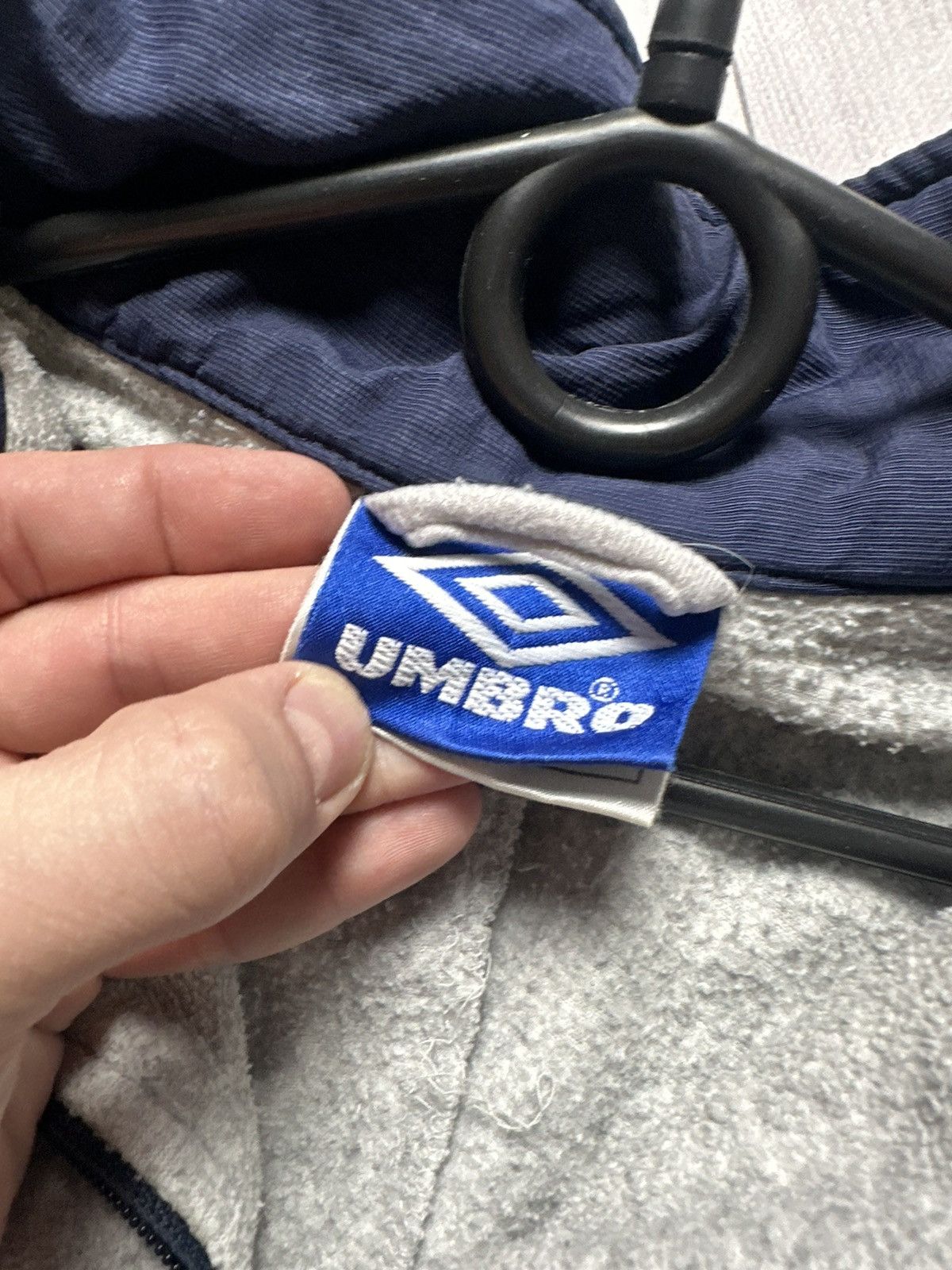 Umbro × Vintage Vintage Umbro fleece sweatshirt zip 1/4 logo Size US M / EU 48-50 / 2 - 9 Thumbnail