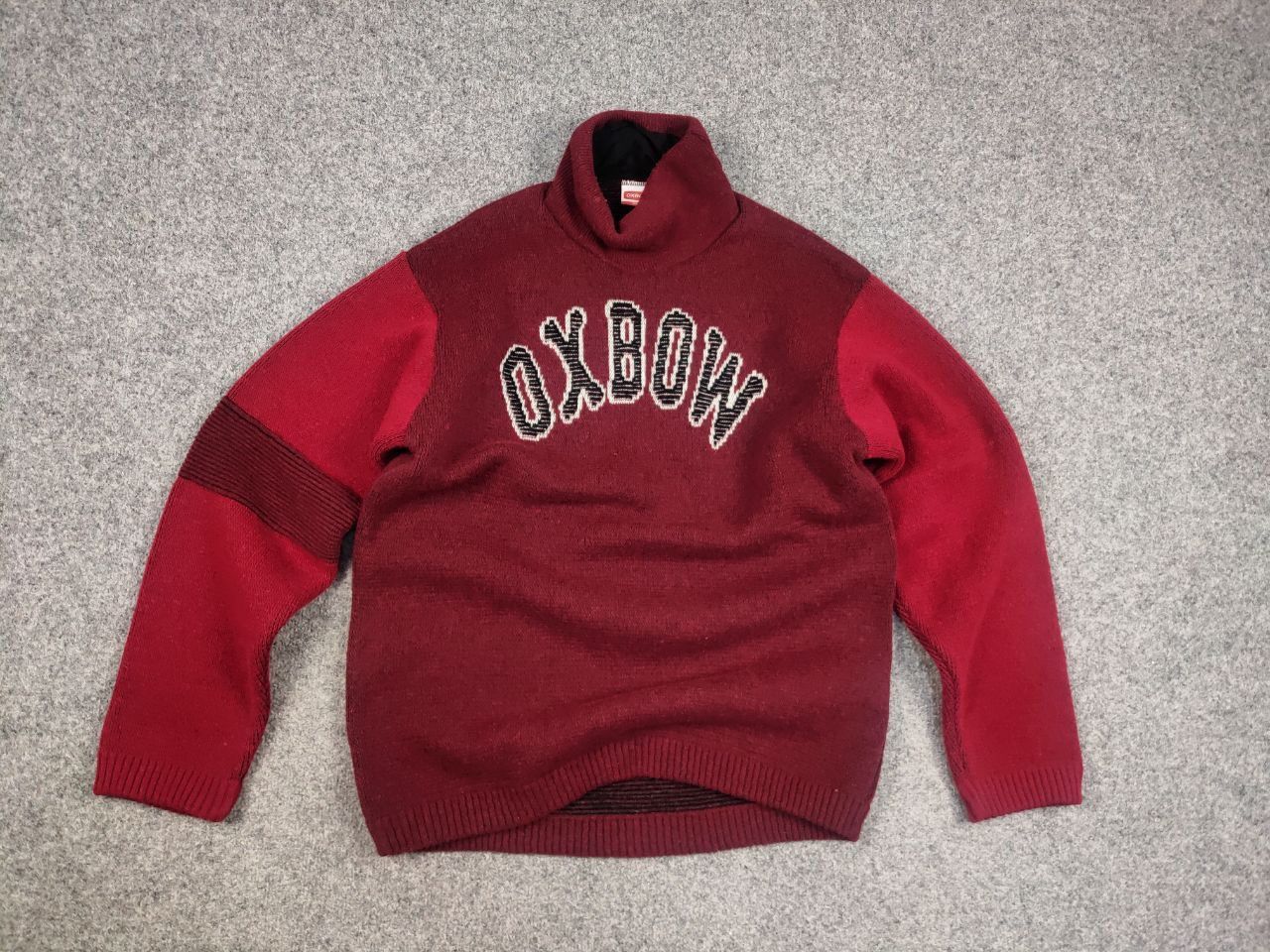 Oxbow OxBow Logo Vintage Oversized Red Knit Jumper Sweater Size US XL / EU 56 / 4 - 12 Thumbnail