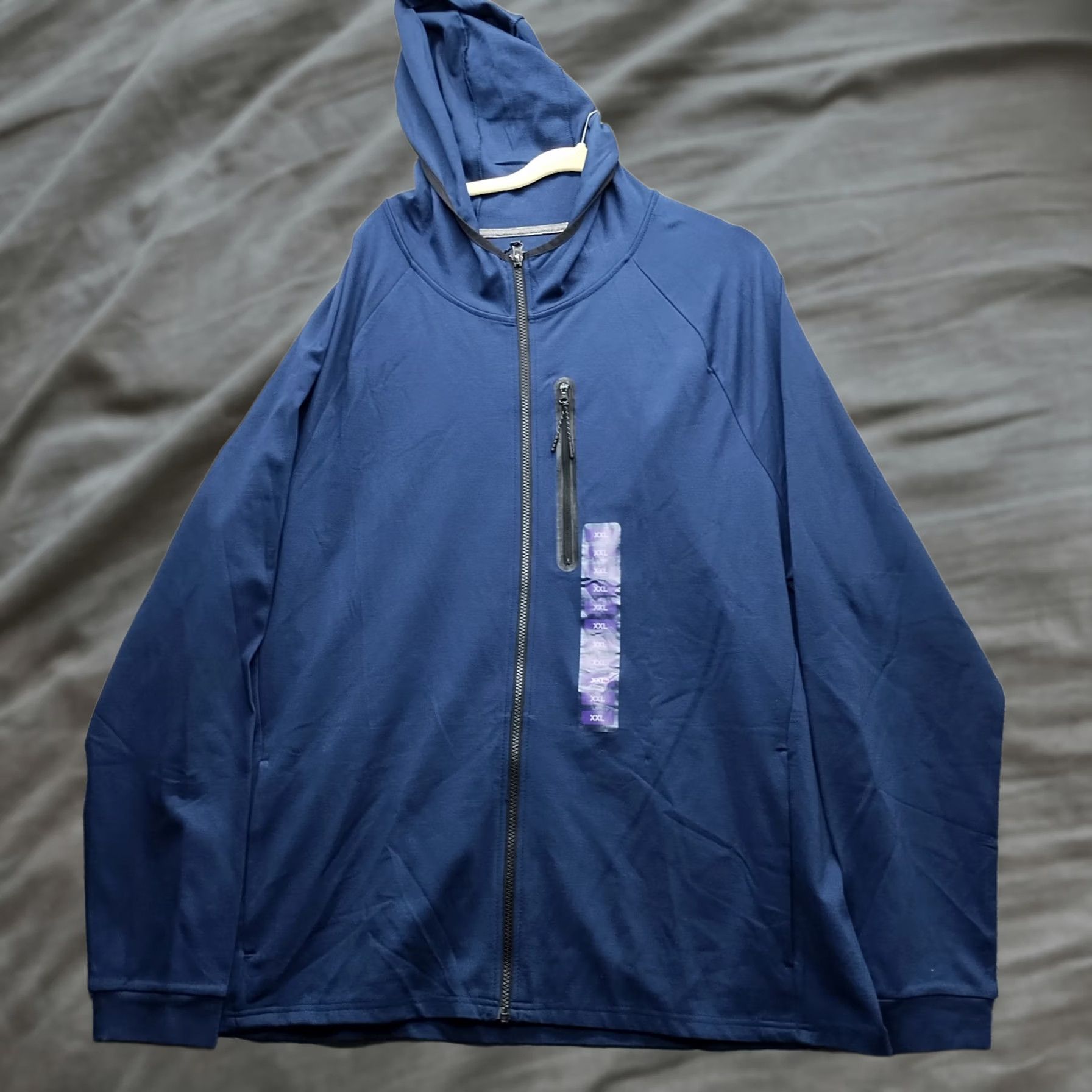 Vintage Member's Mark Golf Hoodie Mens XXL Blue Long Sleeve Full Zip Size US XXL / EU 58 / 5 - 1 Thumbnail