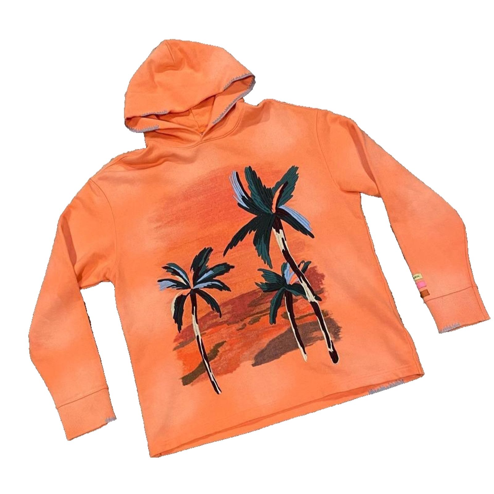 Other Punk LA Anarchy Neon Embroidery Hoodie Palms Orange L Size US L / EU 52-54 / 3 - 3 Thumbnail