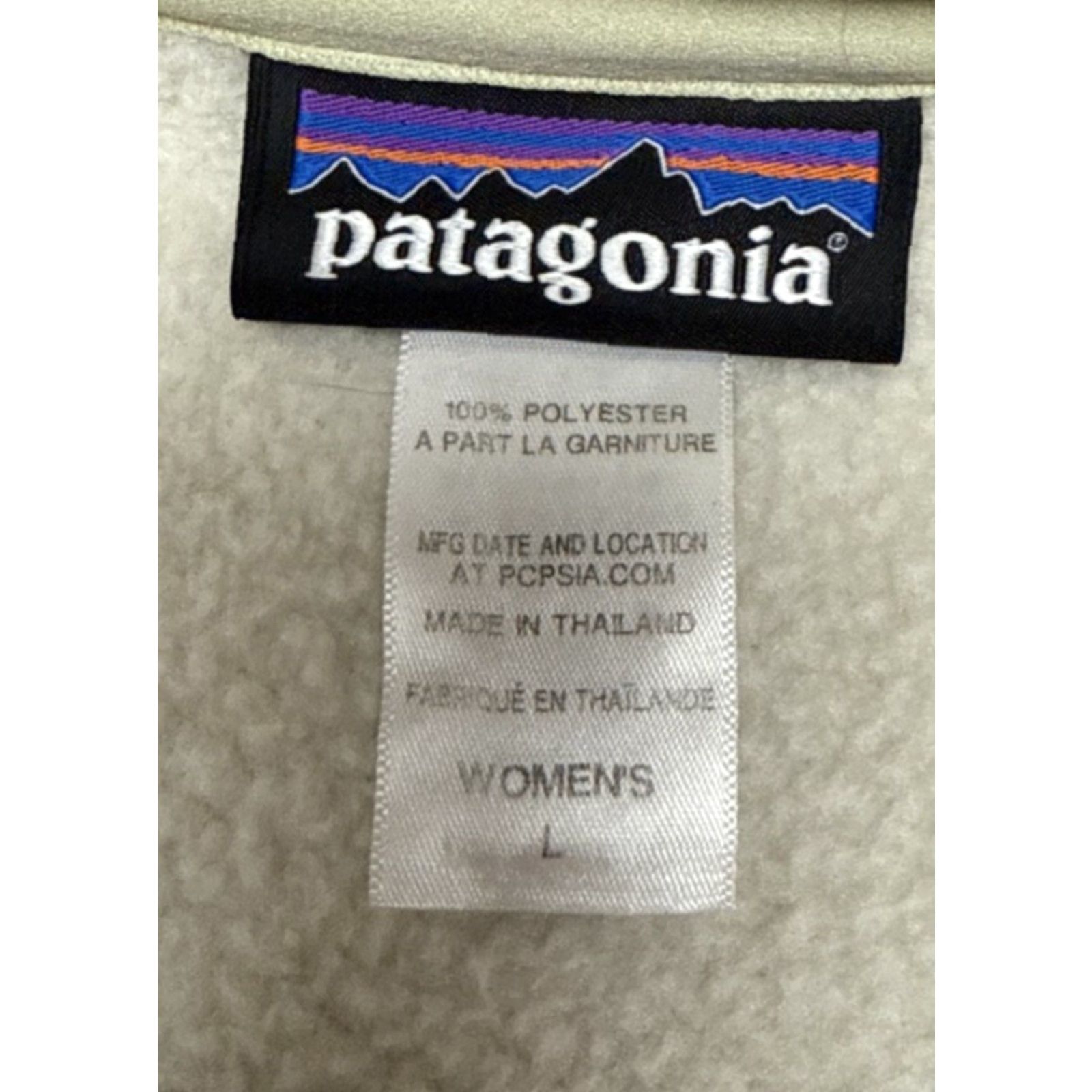 Patagonia Patagonia Pullover 1/4 Zip Womens L Cream Long Sleeve Sweatshirt Better Sweater 1/4 Zip Womens L Cream Long Sleeve Size L / US 10 / IT 46 - 2 Thumbnail