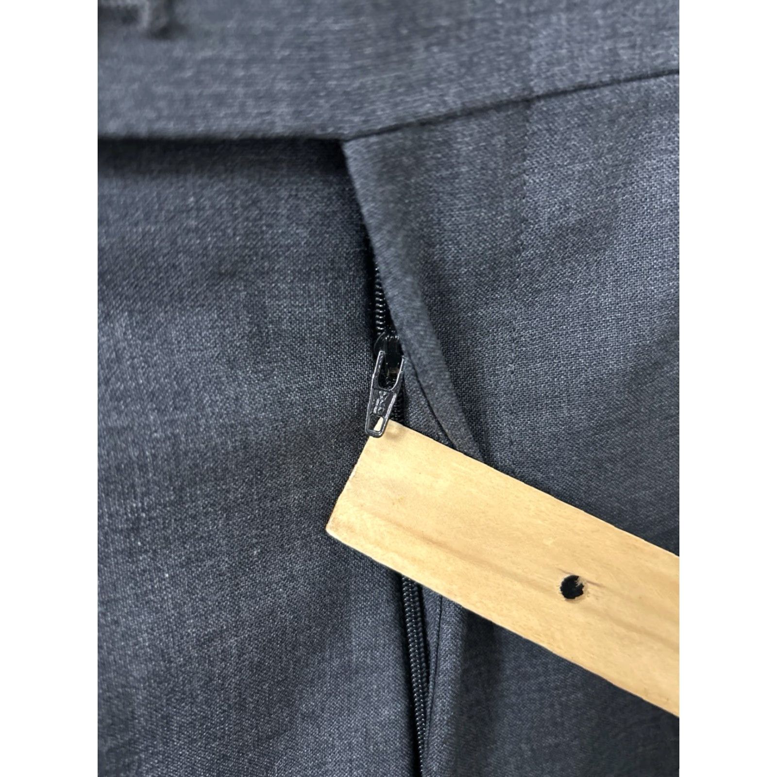Ralph Lauren Lauren Ralph Lauren Total Comfort Pants Mens 38x30 Gray Wool Dress Pants Business Workwear N/A Size US 38 / EU 54 - 5 Thumbnail