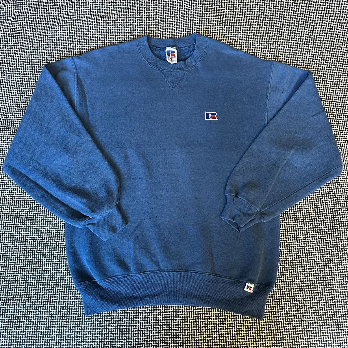 Russell Athletic Vintage Blue Russell Athletic Crewneck Sweatshirt Size US M / EU 48-50 / 2 - 1 Thumbnail