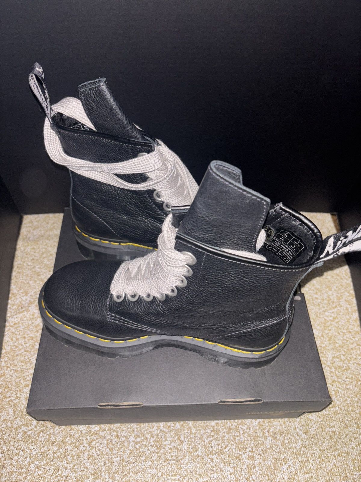 Dr. Martens × Rick Owens Dr. Marten x Rick Owens 1460 quad platforms Size US 9 / IT 39 - 3 Thumbnail