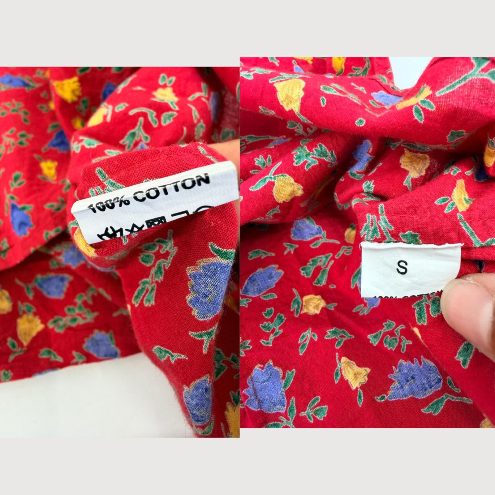 Other Dushyant Asthana Red Floral Button Up Shirt S Size US S / EU 44-46 / 1 - 5 Thumbnail