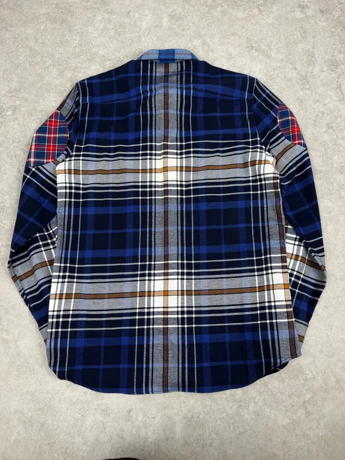 Givenchy AW2017 Givenchy Navy Checkered Shirt by Riccardo Tisci Size US M / EU 48-50 / 2 - 4 Thumbnail