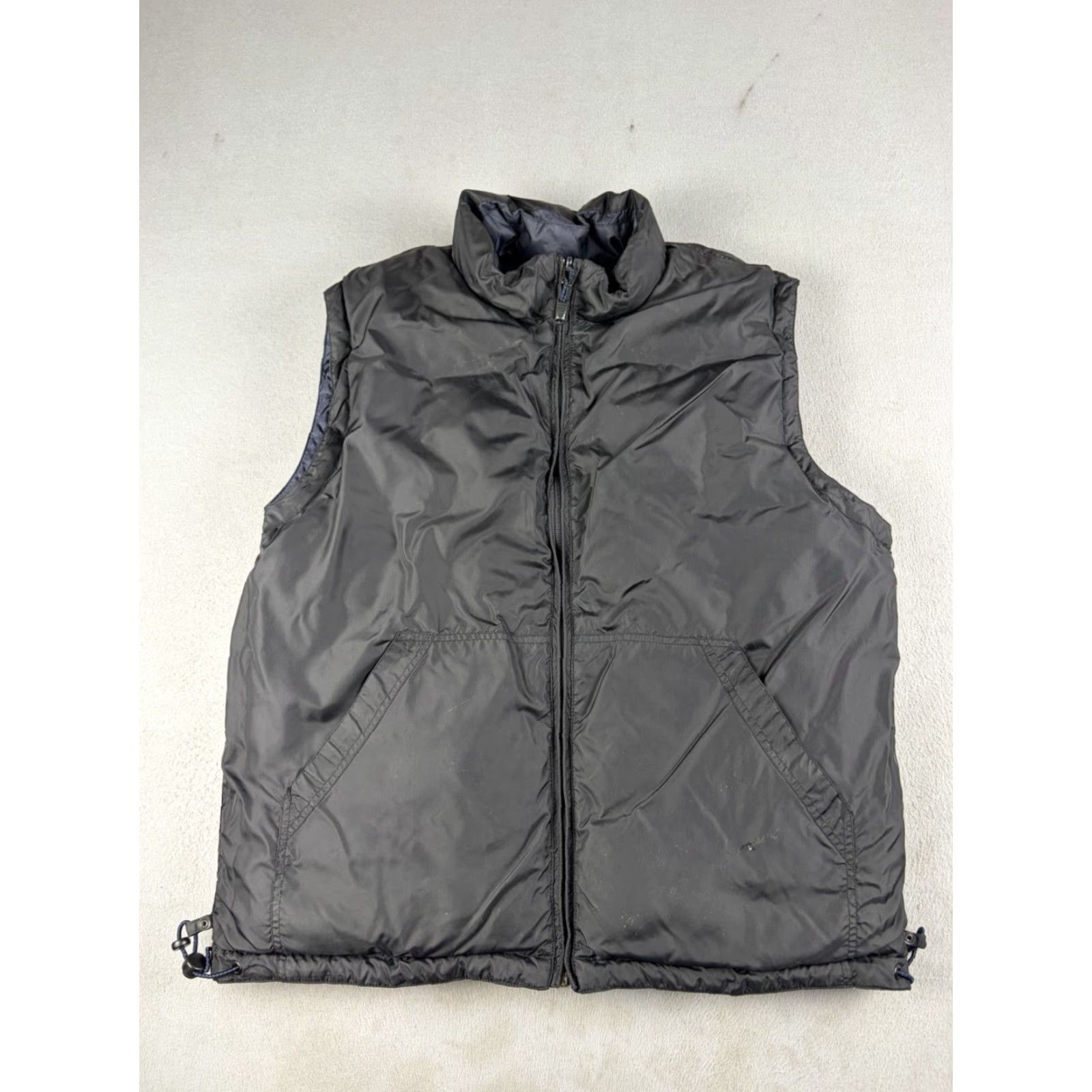 Gap VINTAGE Gap Puffer Vest Men’s M Blue Reversible Down Full Zip Vest Size US M / EU 48-50 / 2 - 7 Thumbnail