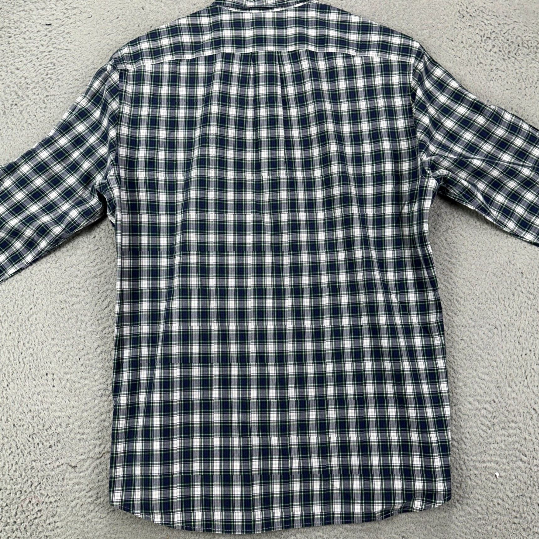 J.Crew J.CREW Shirt Button-Down Mens Medium Blue Slim Plaid Cotton Pocket Long Sleeve Size US M / EU 48-50 / 2 - 3 Thumbnail