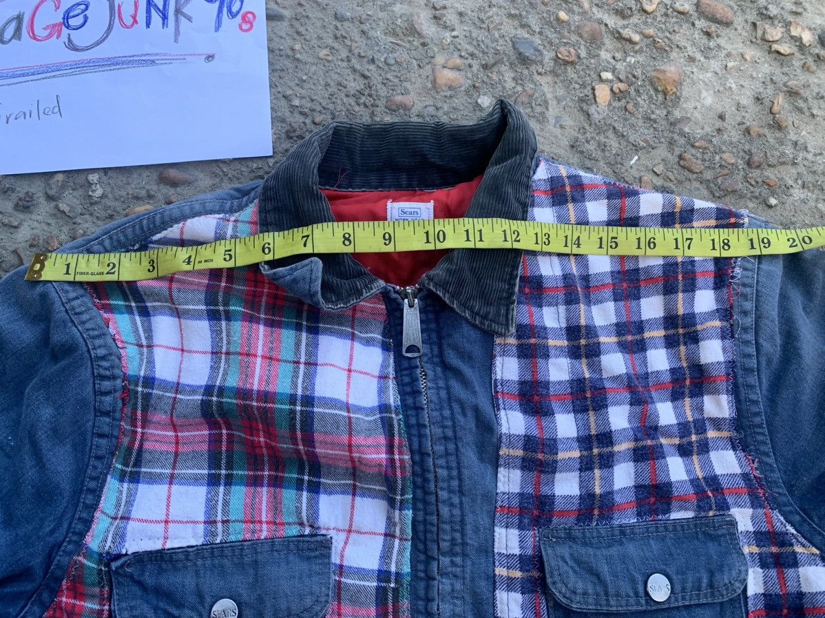 Vintage VTG 80’s Patchwork SEARS BY Roebuck Worker Chore jacket Size US L / EU 52-54 / 3 - 14 Thumbnail