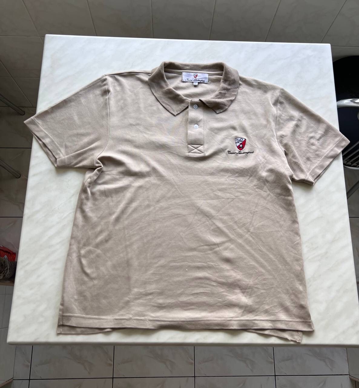 Formula 1 Vintage Tonino Lamborghini Official Polo Shirt Tee Racing Size US L / EU 52-54 / 3 - 1 Thumbnail