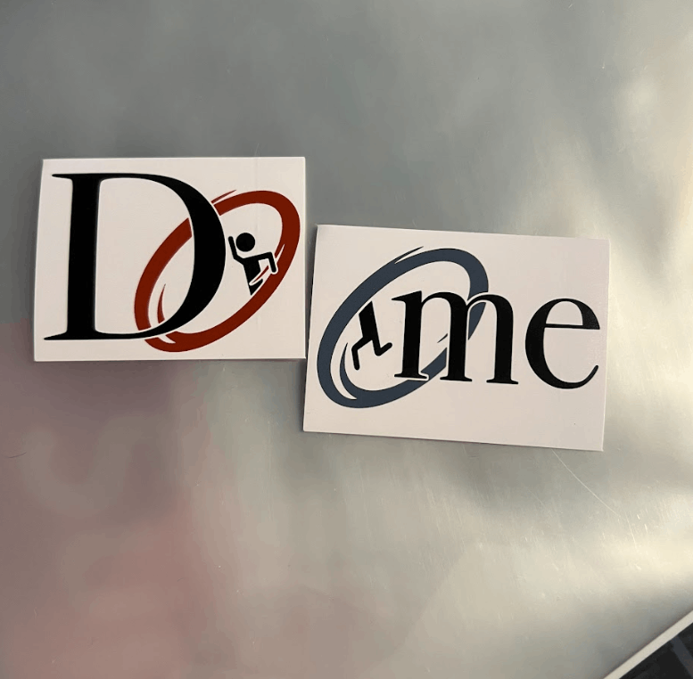 Dime Dime Portal Sticker Size ONE SIZE - 2 Thumbnail