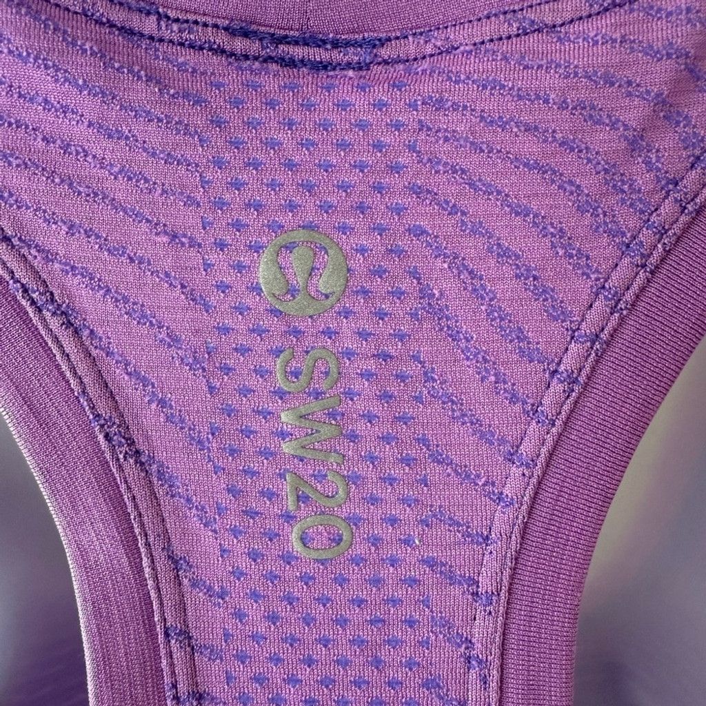 Lululemon Lululemon Athletica Purple Swiftly Tank Top Size L / US 10 / IT 46 - 4 Thumbnail