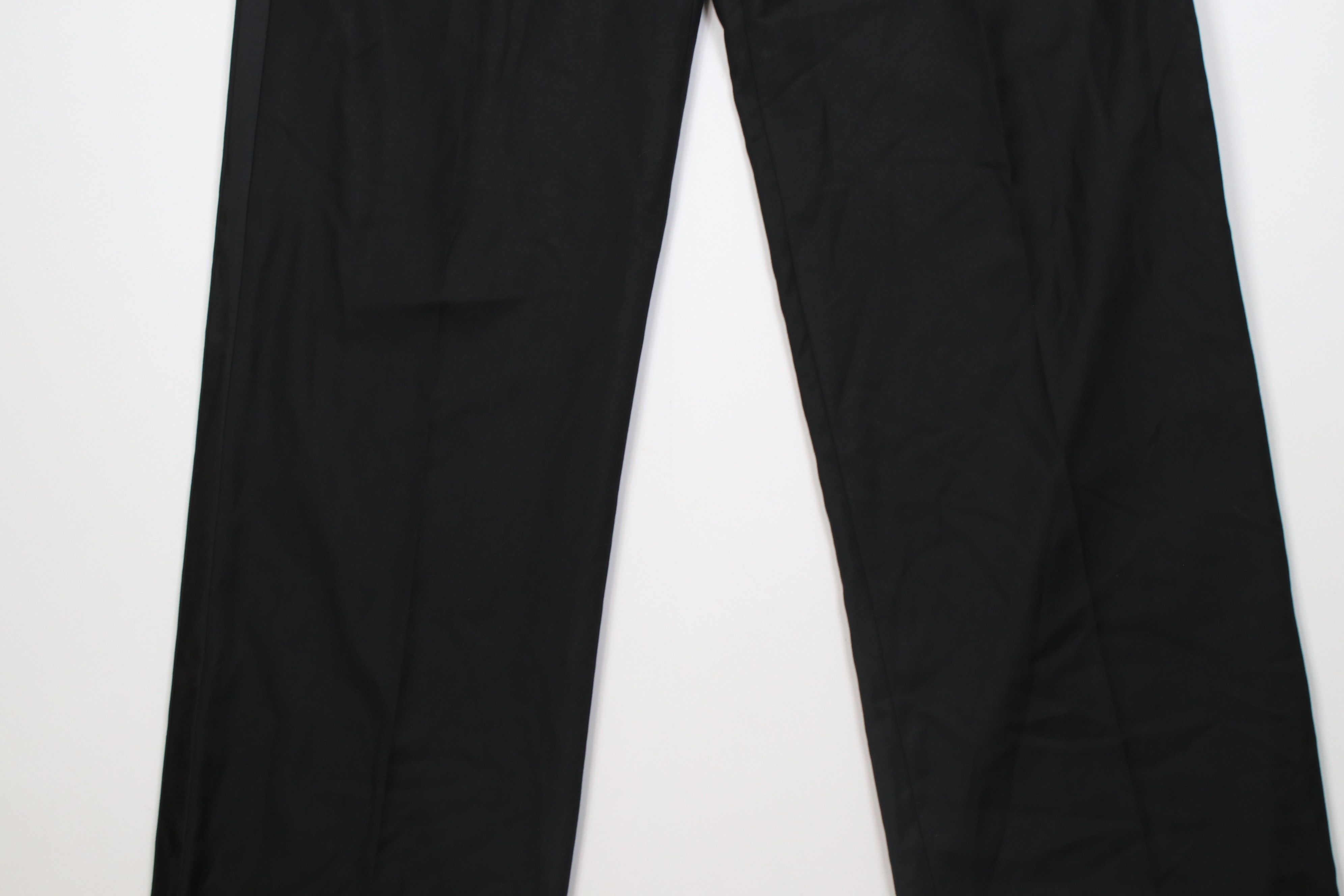 Vintage Vintage 90s Streetwear Wide Leg Tuxedo Chino Pants Black Size US 40 / EU 56 - 3 Thumbnail