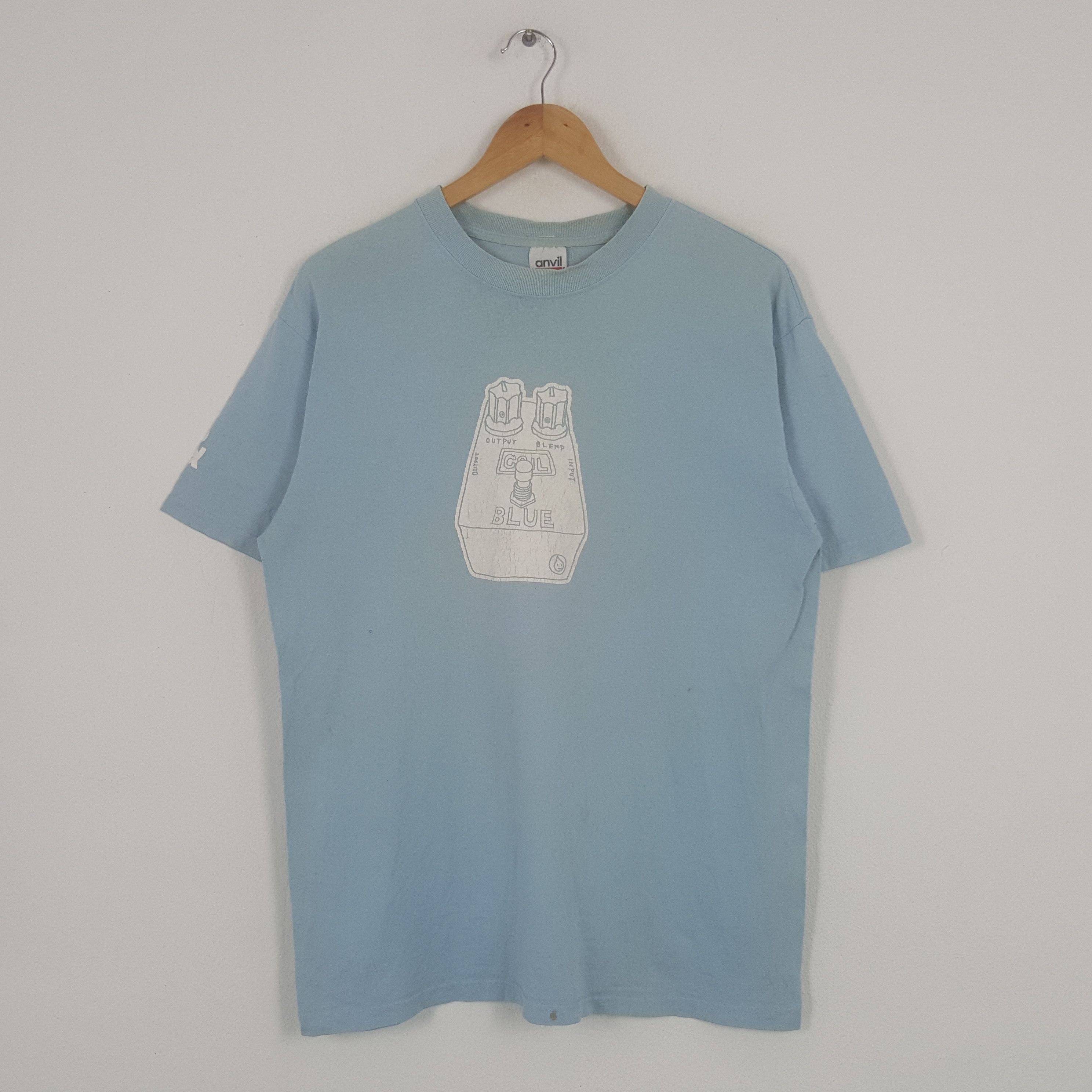 Vintage Coil Blue American Rock Band Tshirt