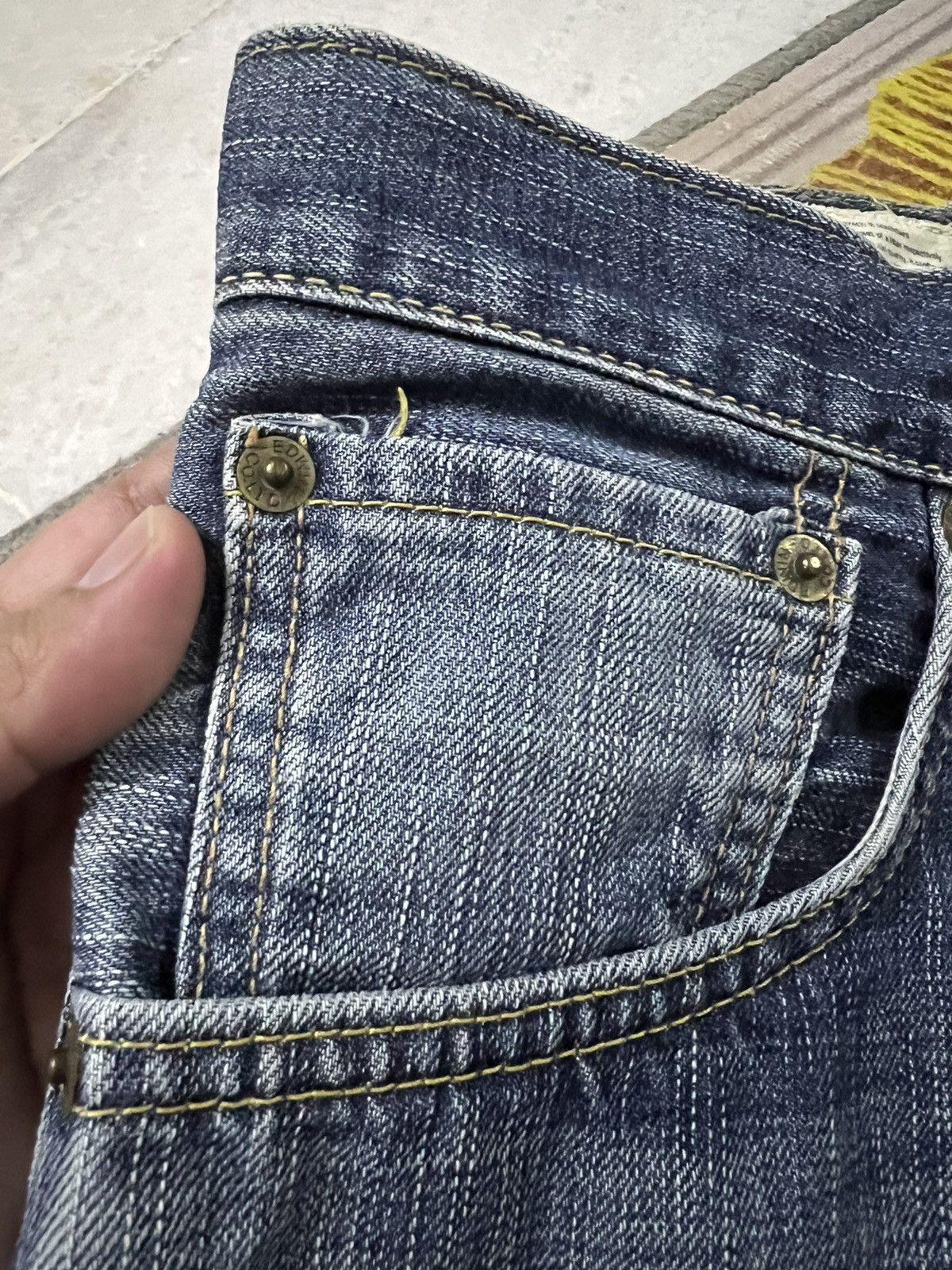 Edwin × If Six Was Nine × Japanese Brand 💥BAGGY💥EDWIN 503Z LIGHT WASH NICE JEANS ACCEPT OFFER🔥 Size US 30 / EU 46 - 4 Thumbnail