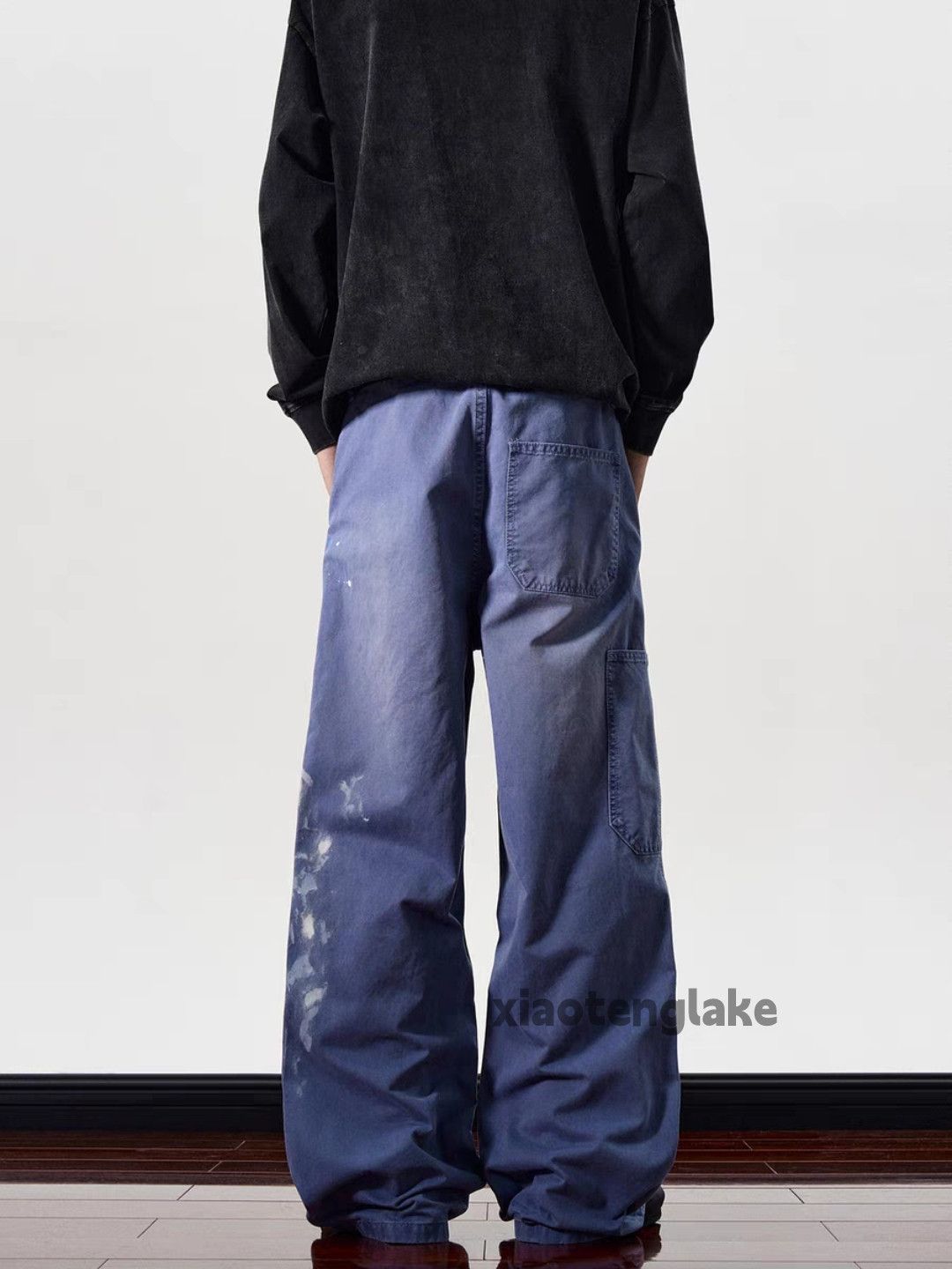 Designer × Japanese Brand × Vintage Washed faded loose baggy hiphop yuppie cargo pants Size US 34 / EU 50 - 2 Thumbnail