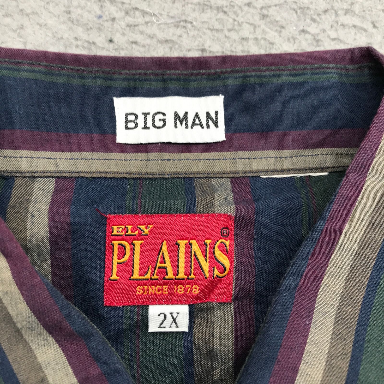Other Vintage Ely Plains Big Man Button Up Shirt Men 2X Pearl Size US XXL / EU 58 / 5 - 4 Thumbnail