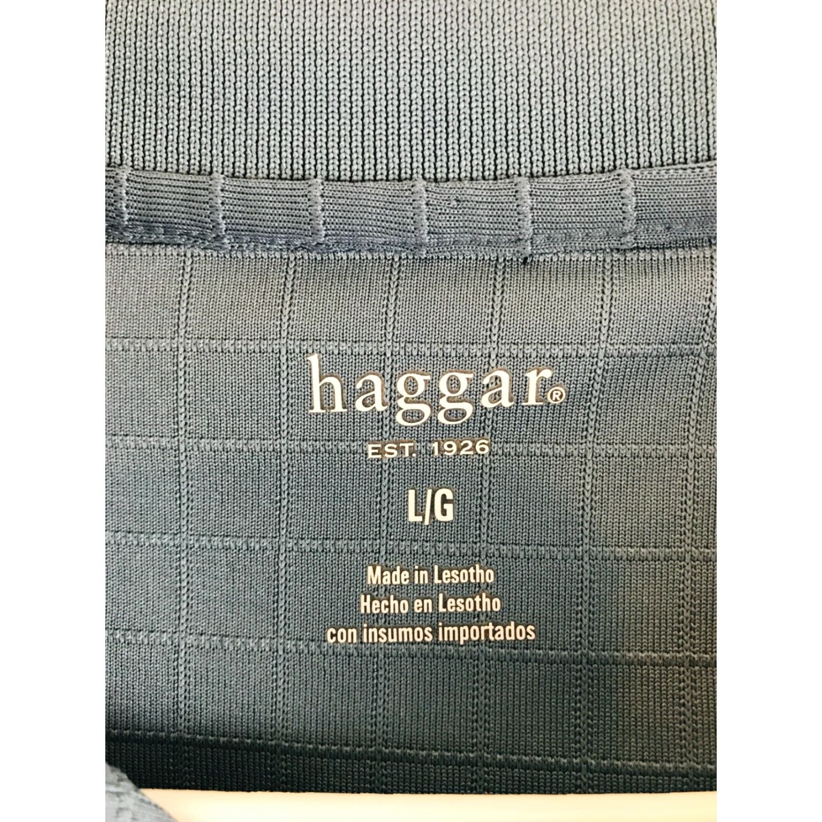 Haggar Haggar Polo Shirt Men L Teal Short Sleeve 1/4 Button Up Polo Sports Golf Size US L / EU 52-54 / 3 - 5 Thumbnail