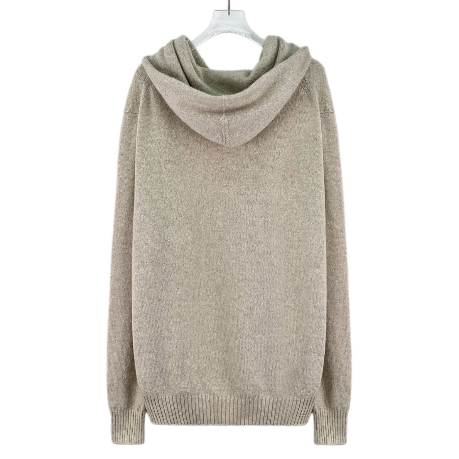 Dior Dior Logo Cashmere Hoodie Oat (M) Size US M / EU 48-50 / 2 - 2 Thumbnail