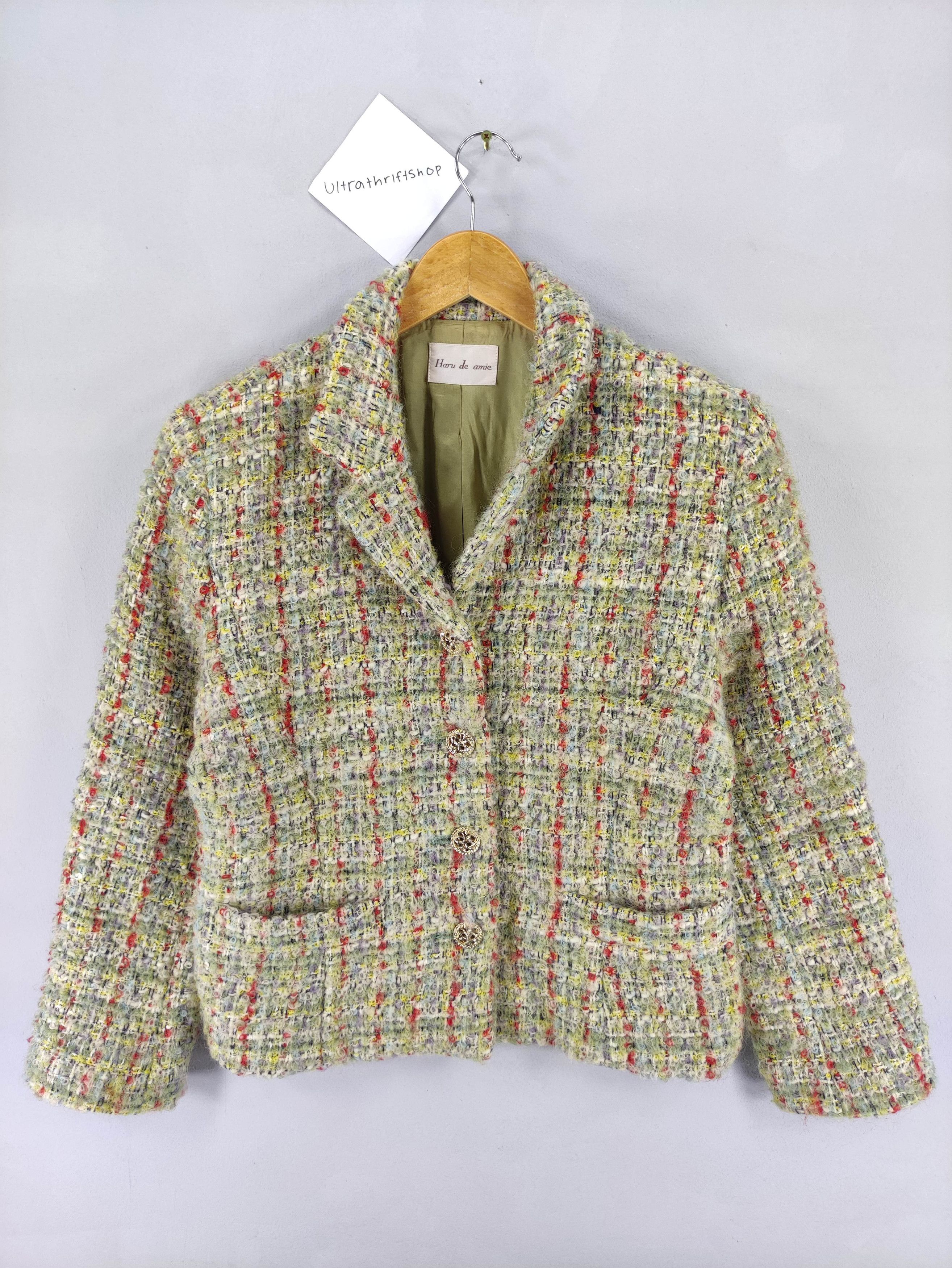 Japanese Brand Vintage Haru De Amie Wool Coat Jacket Size S / US 4 / IT 40 - 1 Thumbnail