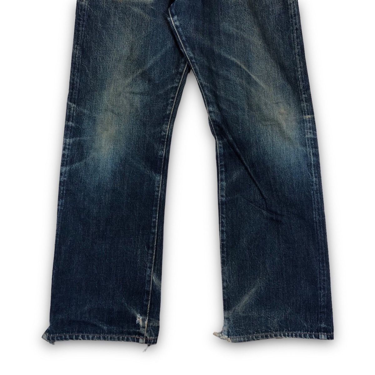 Vintage Vintage Jack The Ripper & Co Distressed Denim Jeans Size US 33 - 4 Thumbnail