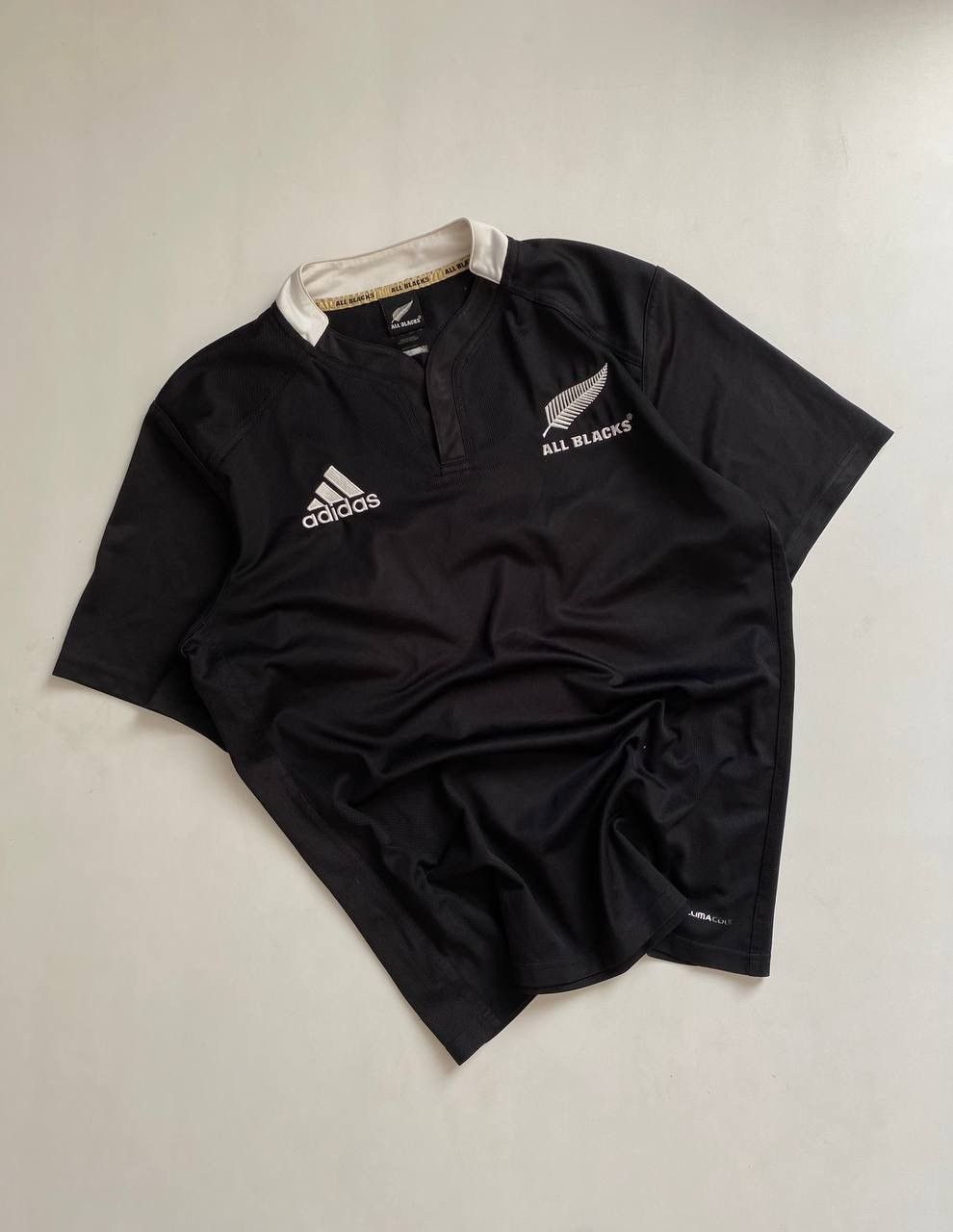 Adidas New Zealand All Blacks Adidas Classic Rugby Shirt Jersey Size US L / EU 52-54 / 3 - 1 Thumbnail