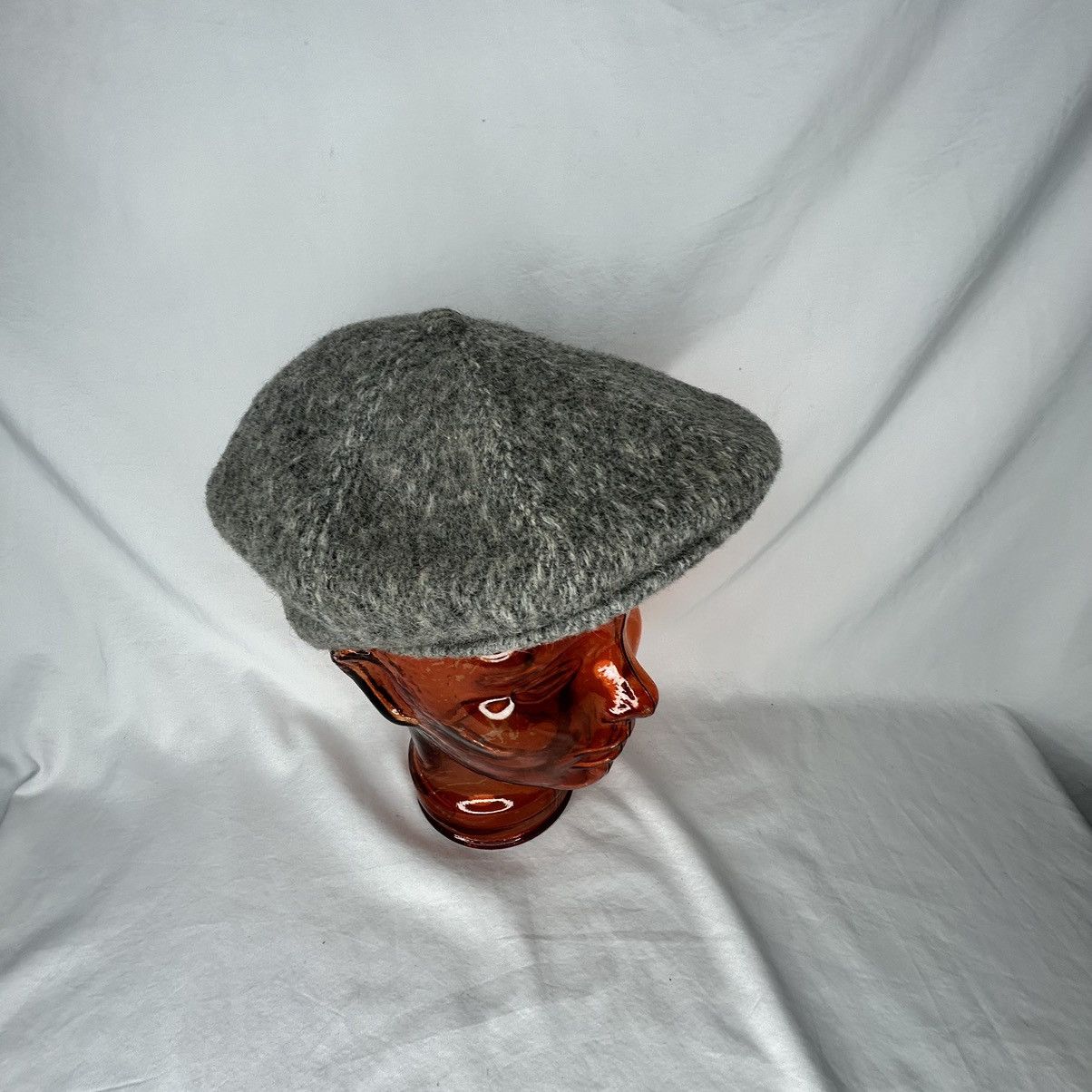 Vintage Vtg 80’s Franklin Kenneth Wool Grey Flat Cap Hat Size ONE SIZE - 3 Thumbnail
