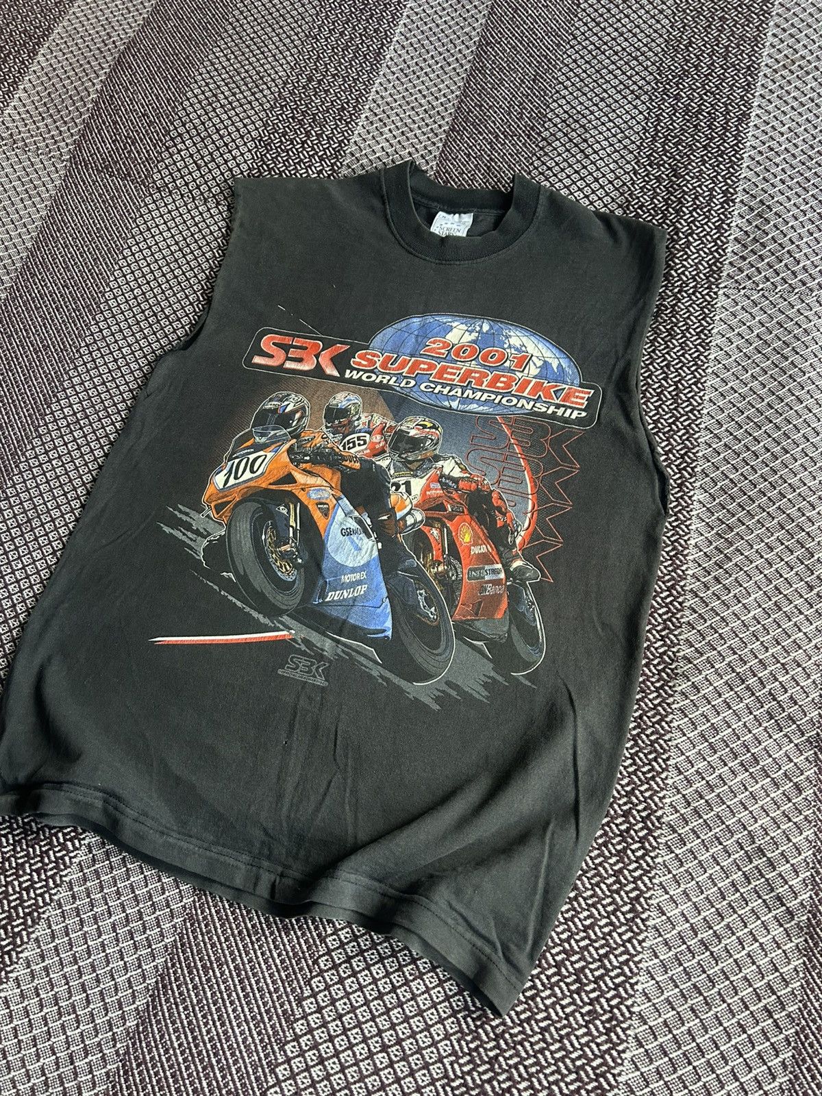 Vintage Vintage Tank Top 2001 Superbike Merch Tee Unisex Size M Size US M / EU 48-50 / 2 - 2 Thumbnail