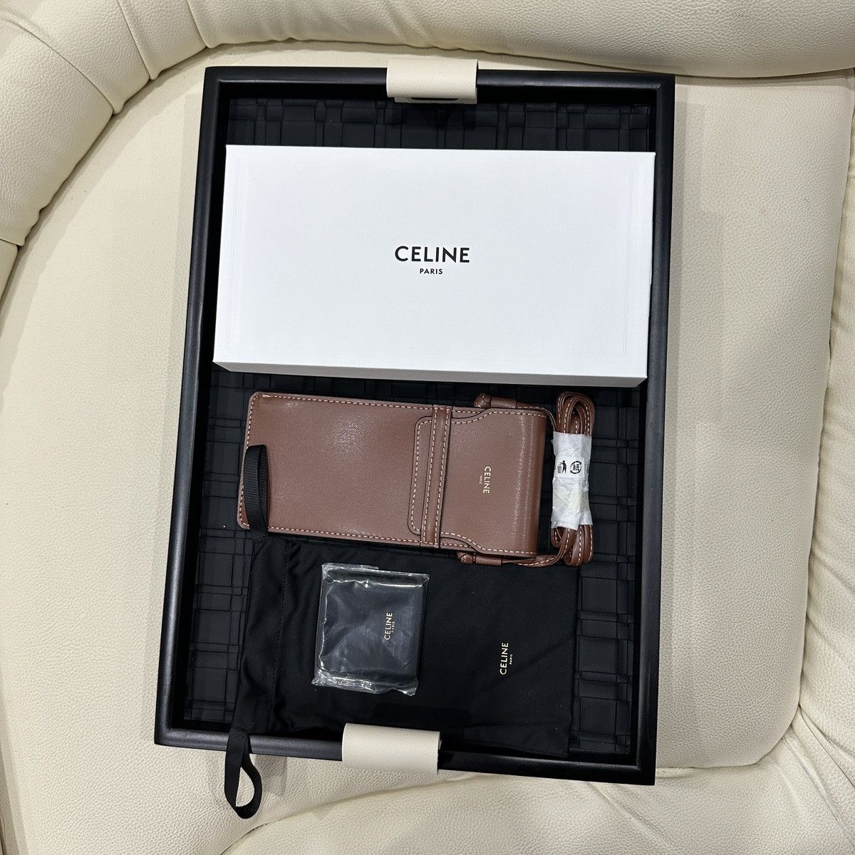 Celine Celine Leather Sunglasses Case Size ONE SIZE - 2 Thumbnail