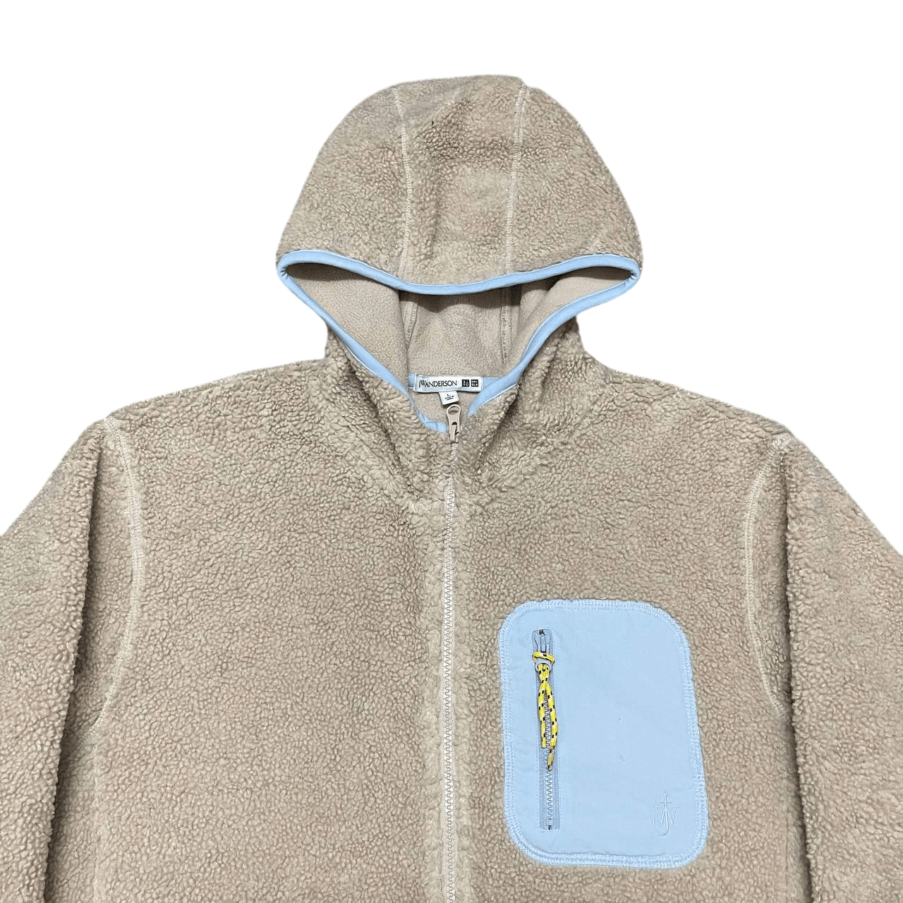 JW Anderson × Uniqlo J.W.Anderson Uniqlo Fleece Zipper Hooded Jacket Size US L / EU 52-54 / 3 - 2 Thumbnail