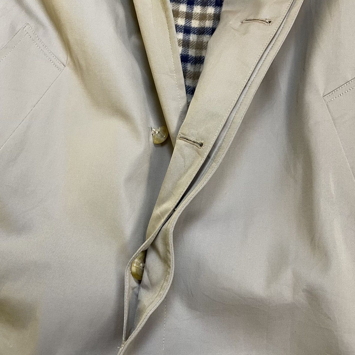 Aquascutum VINTAGE AQUACSTUM MADE IN ENGLAND TRENCH COAT JACKET Size US L / EU 52-54 / 3 - 6 Thumbnail