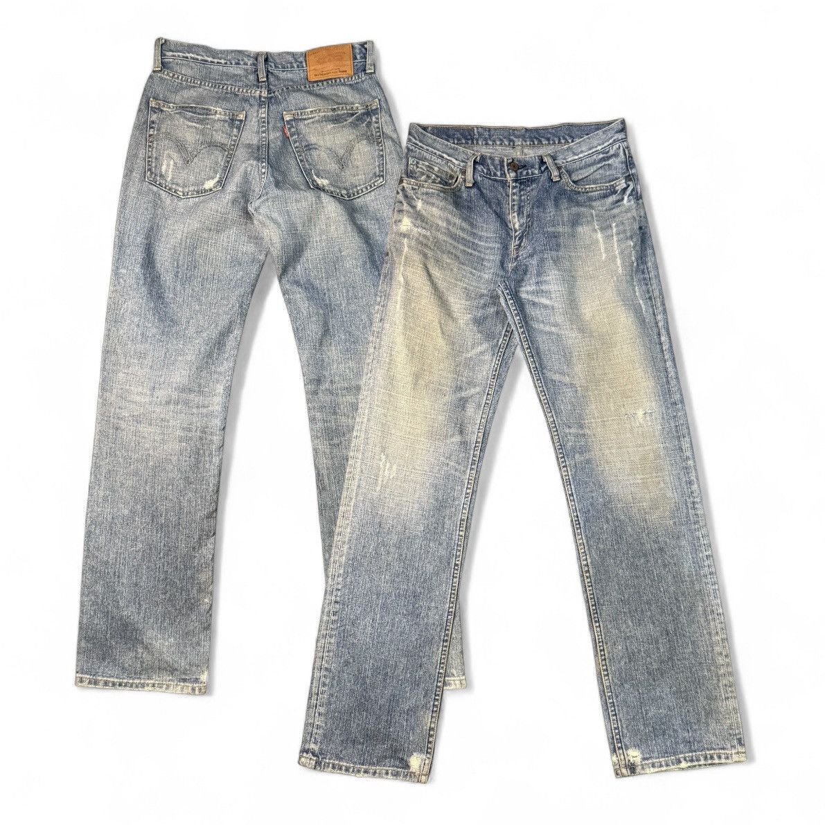 Engineered Garments × Levi's 🔥🇯🇵 90s Japanese Archival Levis Distressed Faded Denim Size US 32 / EU 48 - 1 Thumbnail
