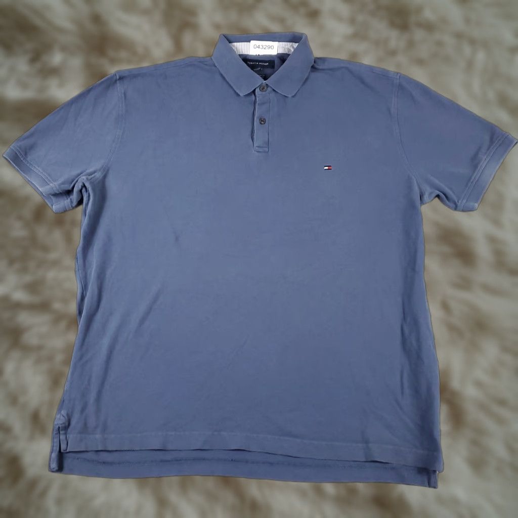 Tommy Hilfiger Tommy Hilfiger Polo Shirt Mens XL Blue Casual Short Sleeve Activewear Size US XL / EU 56 / 4 - 1 Thumbnail