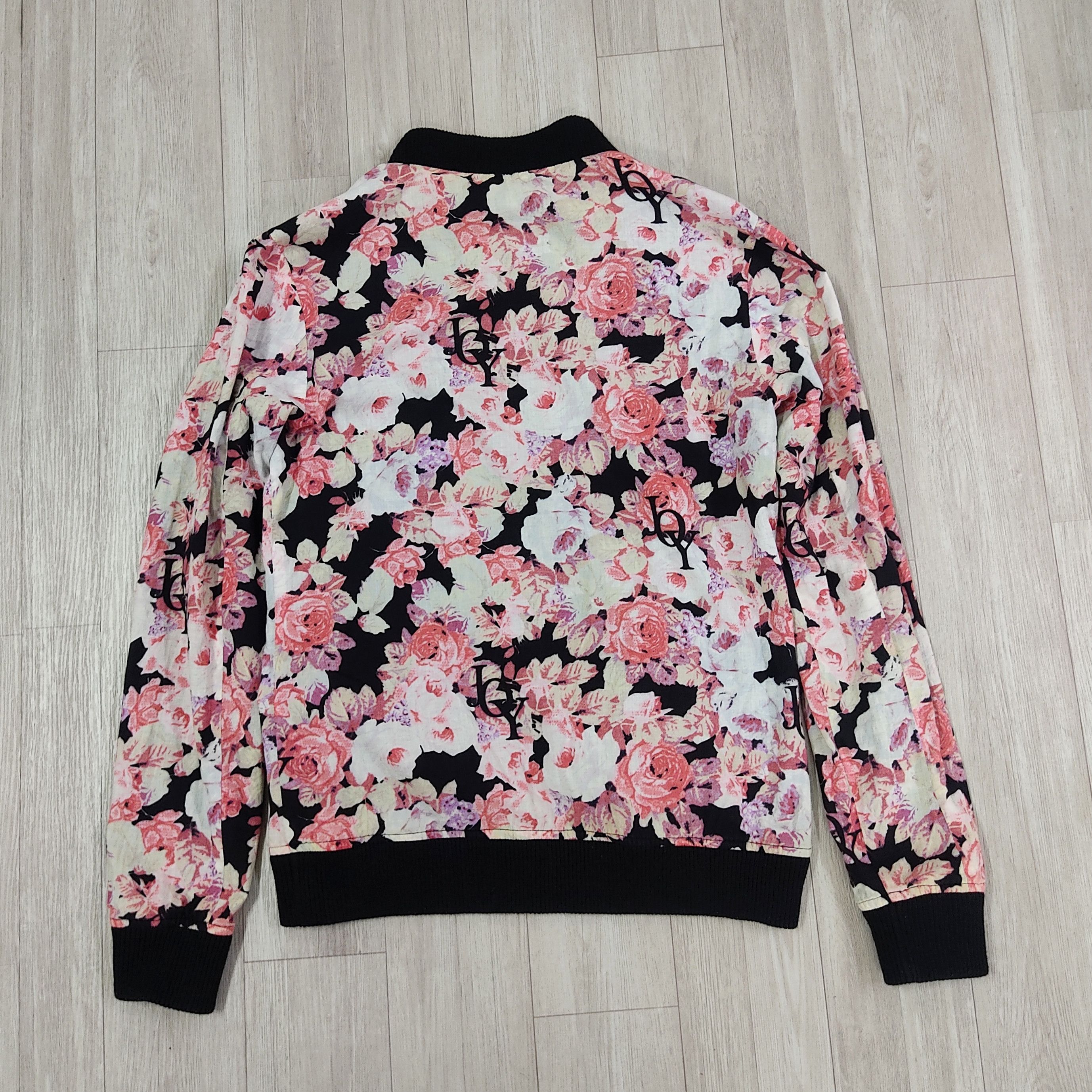 Joyrich JOYRICH Floral Black Reversible Blouson Zipper Jacket Size US M / EU 48-50 / 2 - 7 Thumbnail