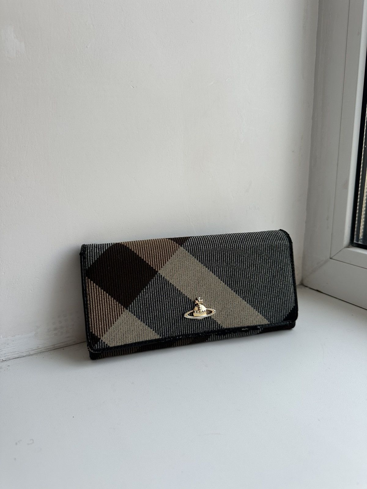 WESTWOOD tartan wallet