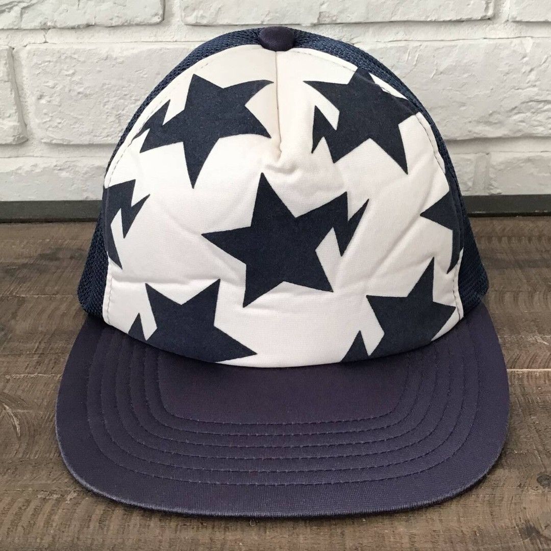 Bape × Nigo BAPE STA LOGO Tracker Hat Cap a bathing ape star NIGO Size ONE SIZE - 1 Thumbnail