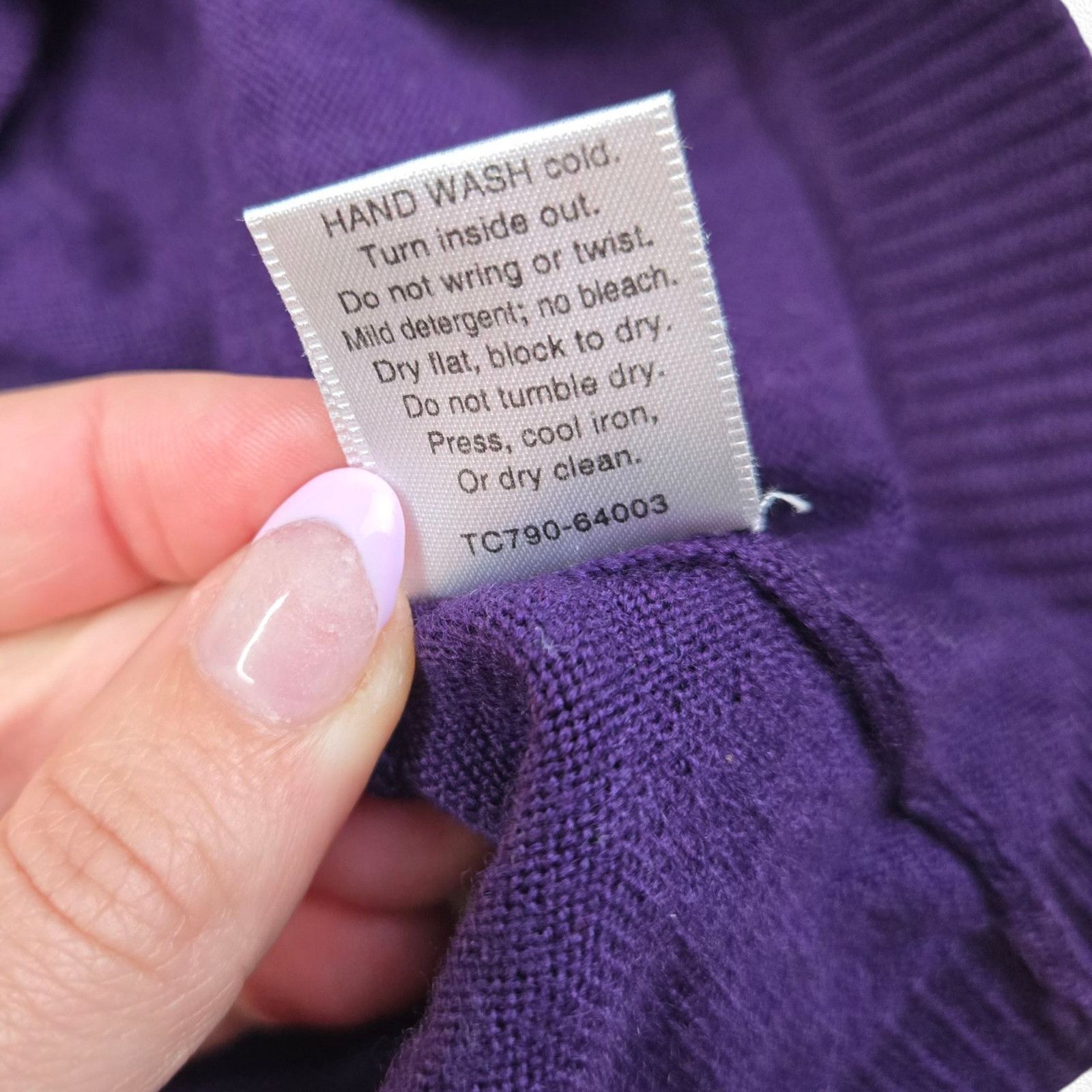 Pendleton Y2K Pendleton Purple Merino Wool Cardigan Size Medium Size M / US 6-8 / IT 42-44 - 4 Thumbnail