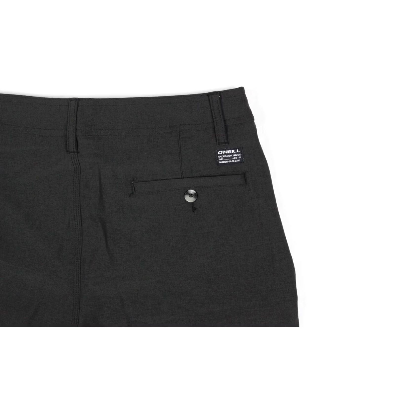 O'Neill O'Neill Men's Loaded 2.0 Hybrid Shorts 30 x 11" Black Heather Regular Athletic Pockets Stretch Zip Beach Golf Hiking Activewear Size US 30 / EU 46 - 3 Thumbnail