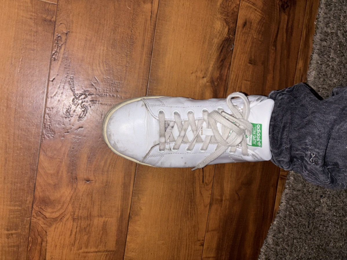 Adidas Adidas White Stan Smiths Leather Men’s Shoes Size 10.5 Used Size US 10.5 / EU 43-44 - 13 Thumbnail