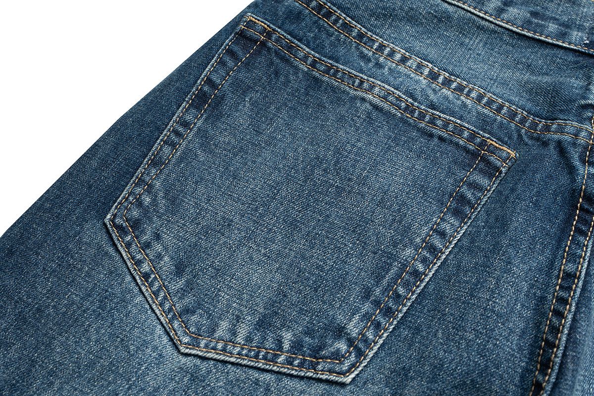 Japanese Brand Wrinkle Texture Washed Denim Jeans Size US 32 / EU 48 - 11 Thumbnail