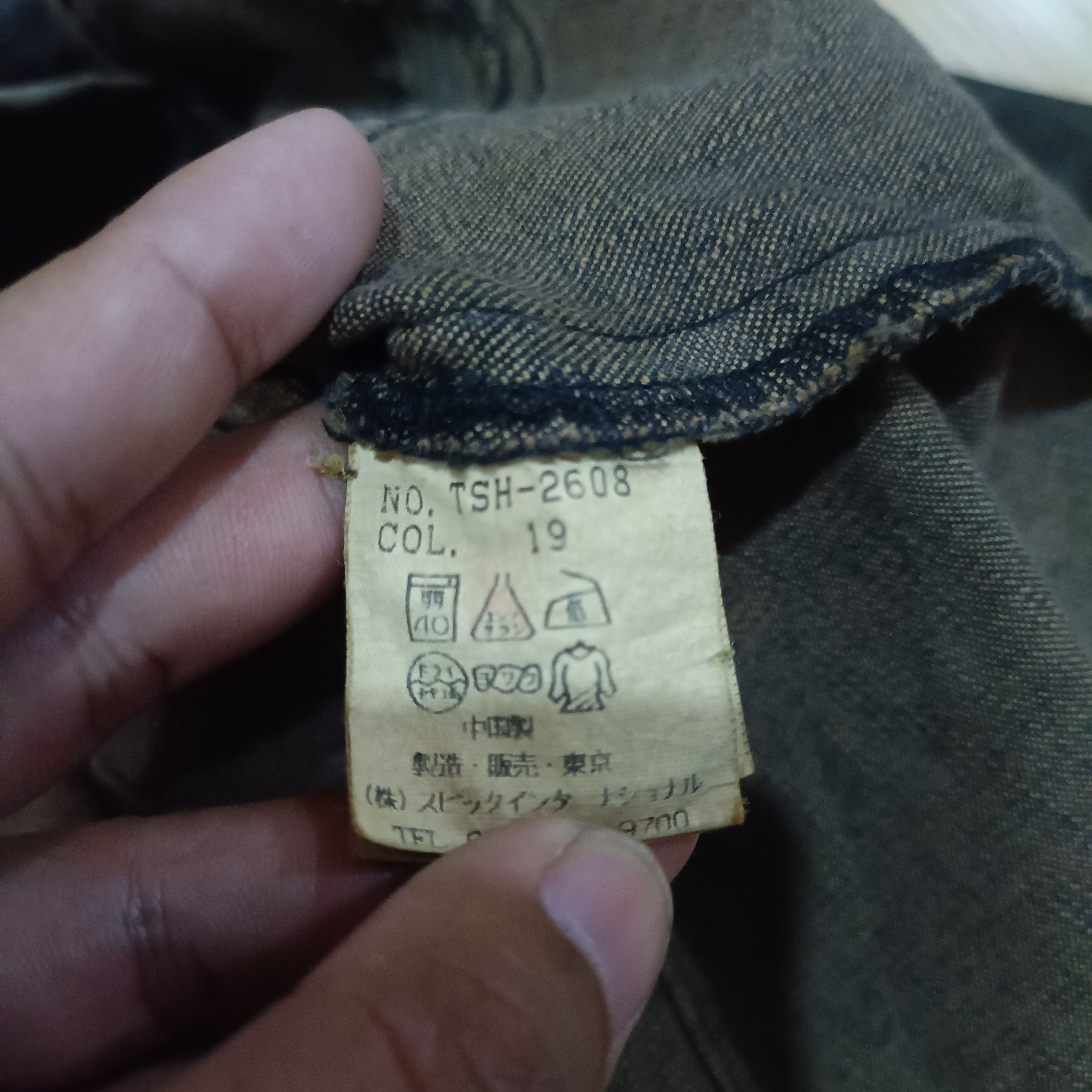 Tornado Mart Tornado Mart Top Stitchingg Denim Button Size US M / EU 48-50 / 2 - 9 Thumbnail